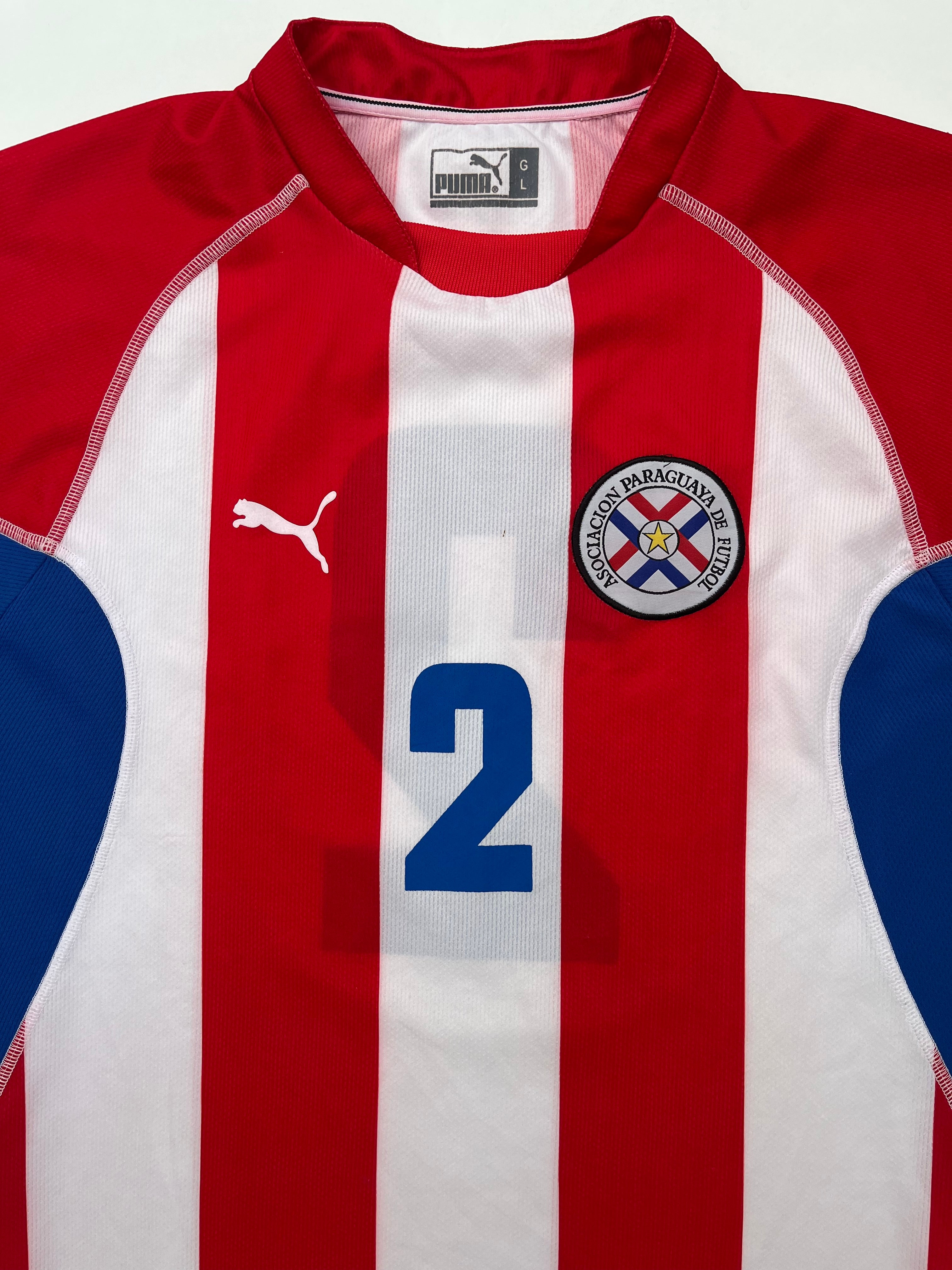 Jersey Paraguay Local 2002 2003 Utilería (L)