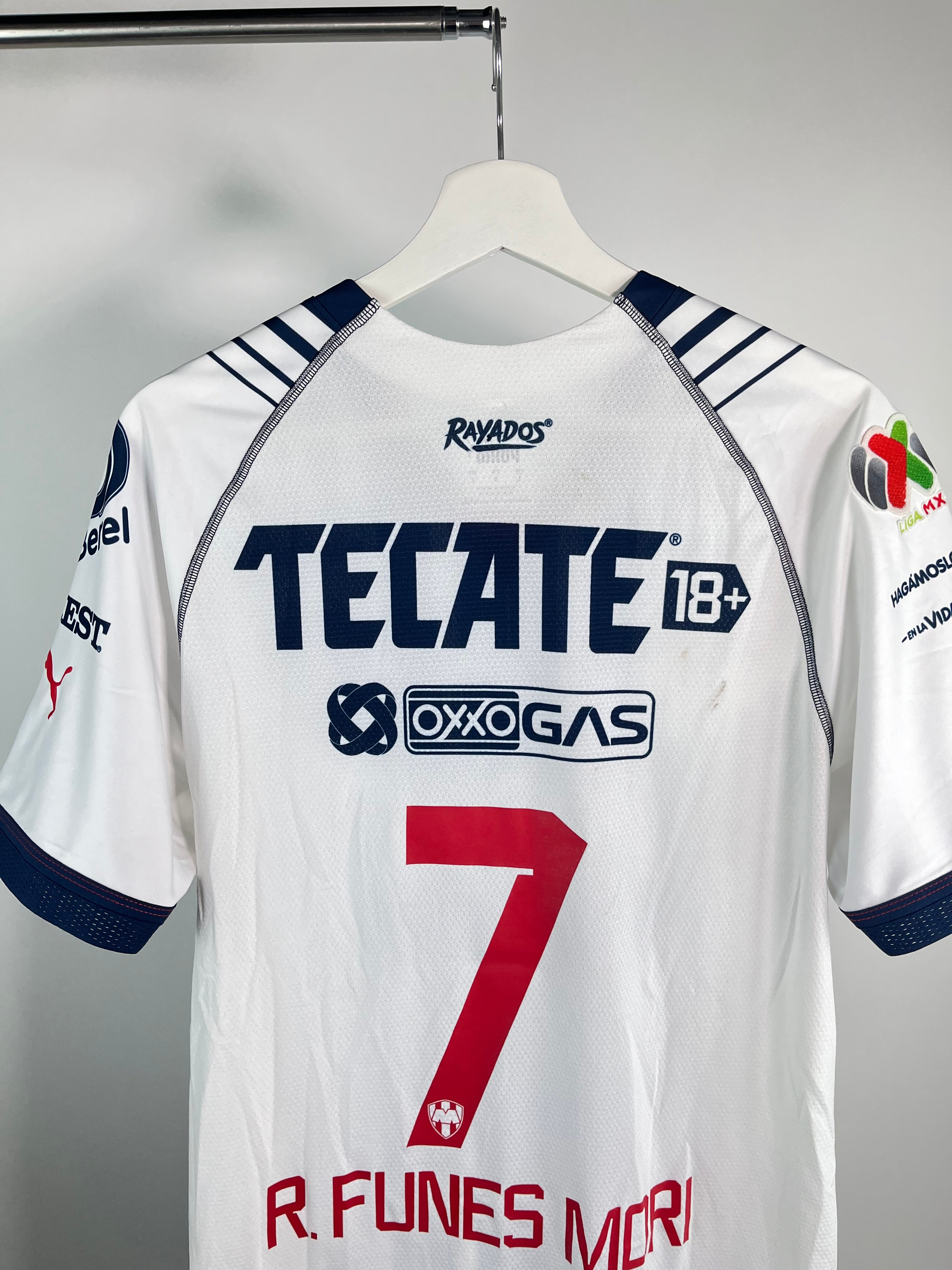 Jersey Rayados Monterrey Local 2022 2023 Match Worn Rogelio Funes Mori (L)