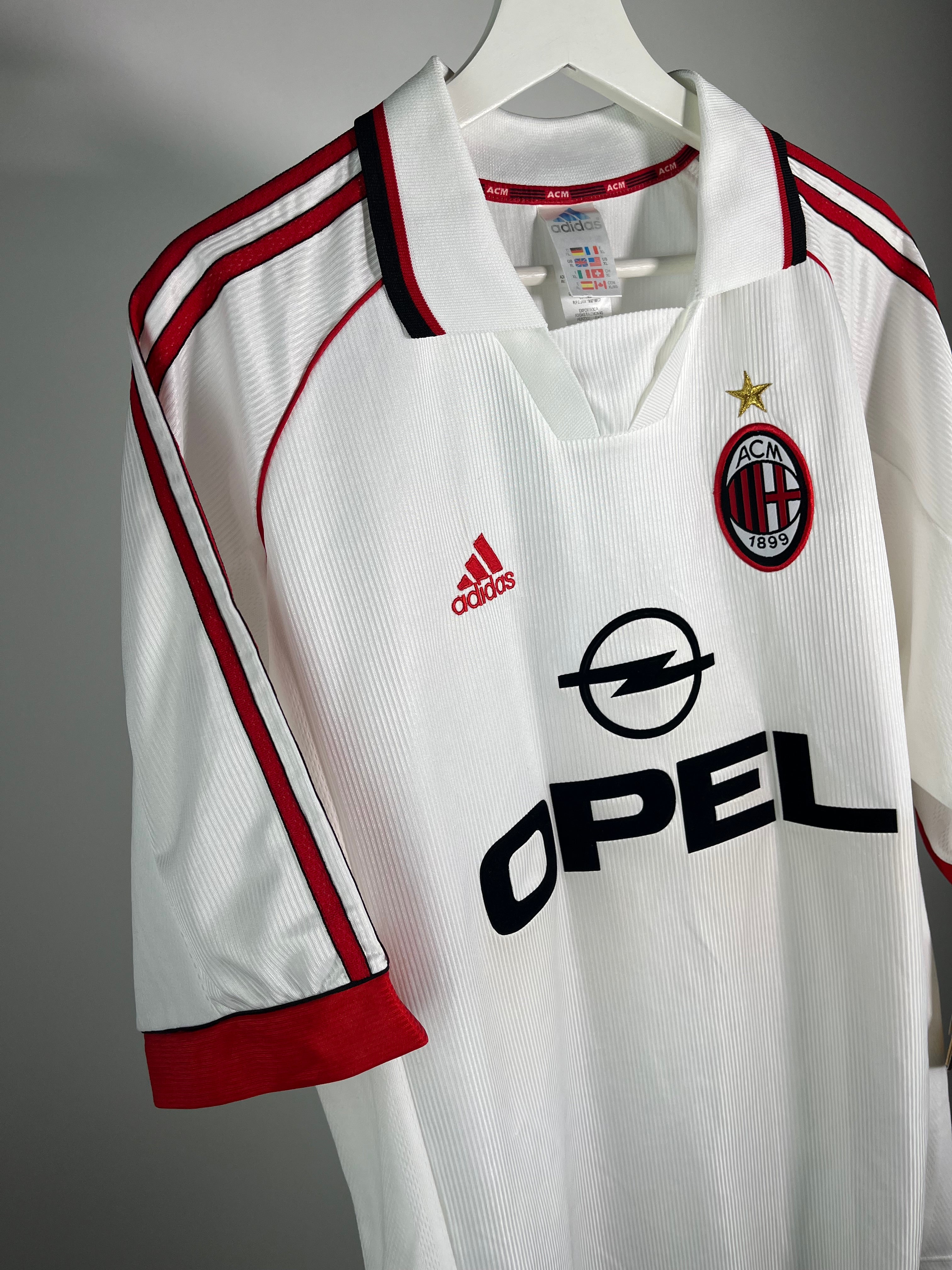 Jersey AC Milán Visita 1999 2000 *C/Etiquetas* (XL)