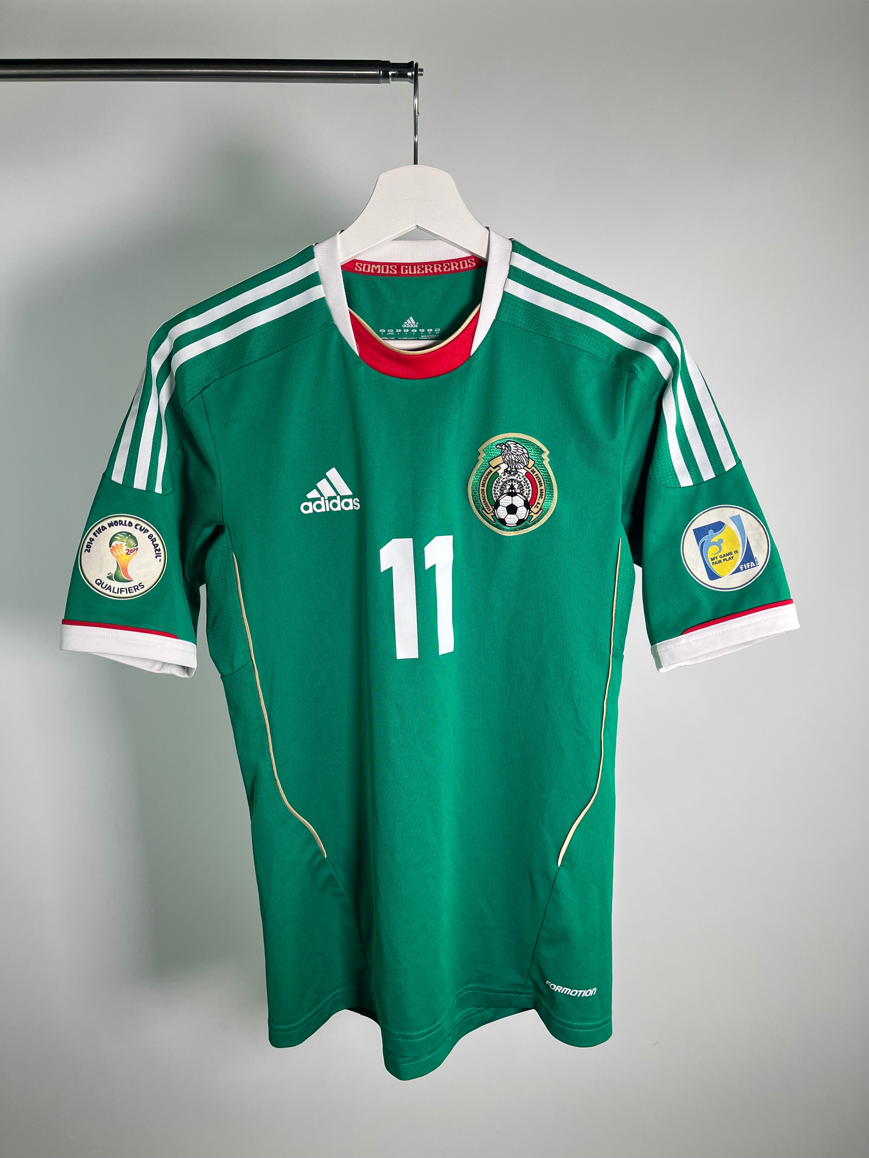 Jersey México Local 2011 2012 Utilería *Clasificatorias Mundial 2014* Javier Aquino (S)