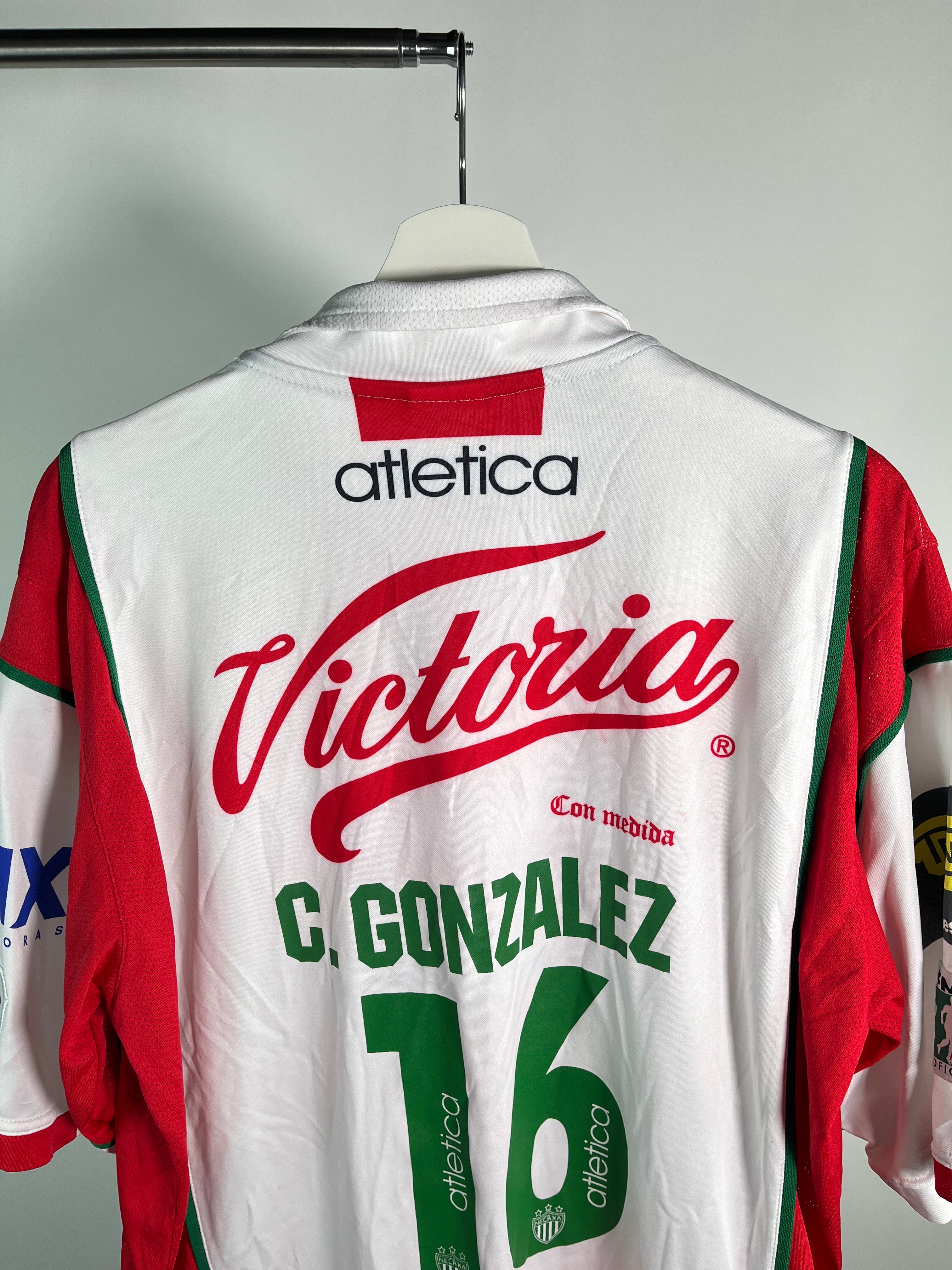 Jersey Necaxa Local 2004 2005 Utilería Carlos González (XL)