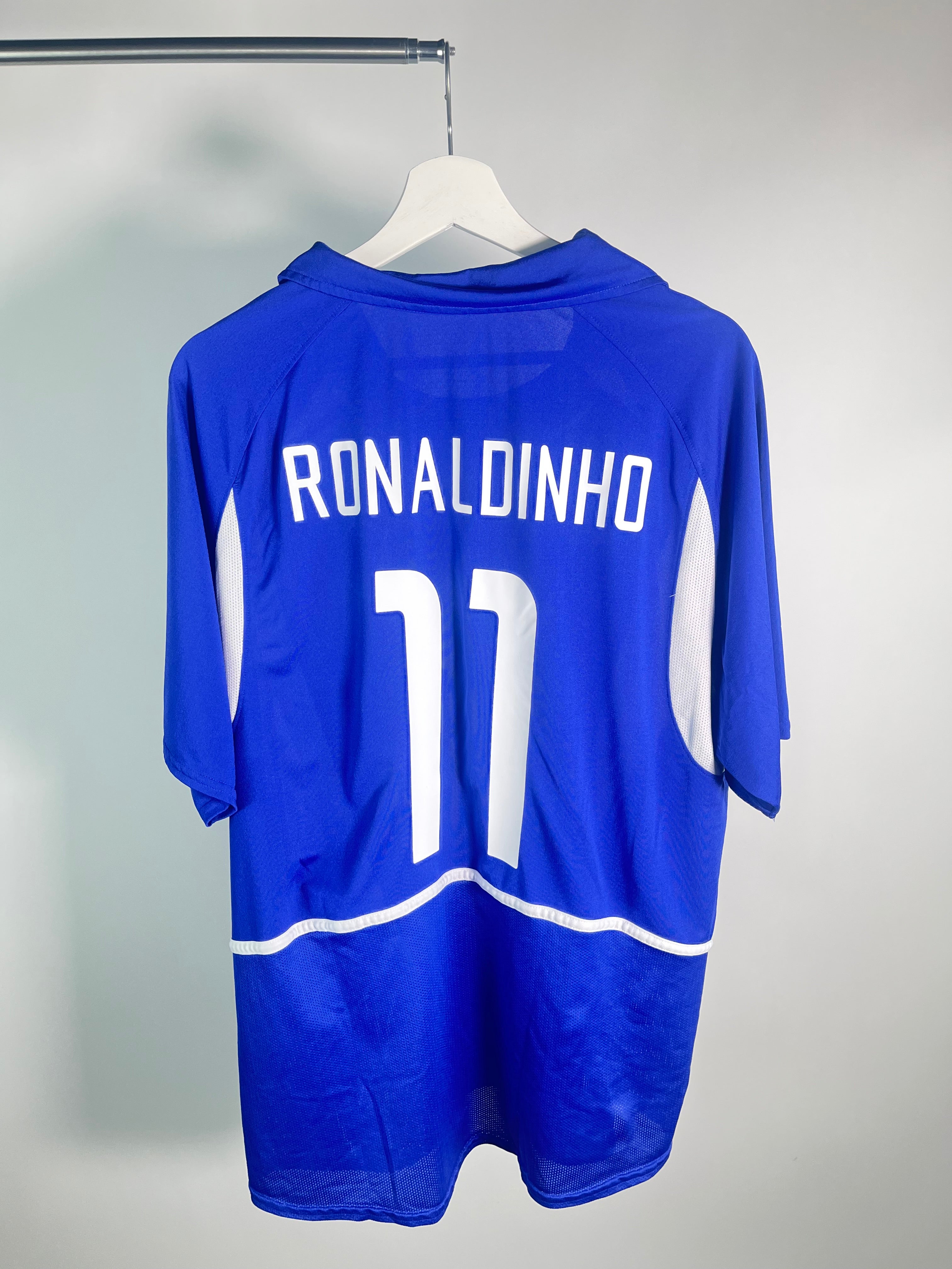 Jersey Brasil Visita 2002 2004 Ronaldinho (L)