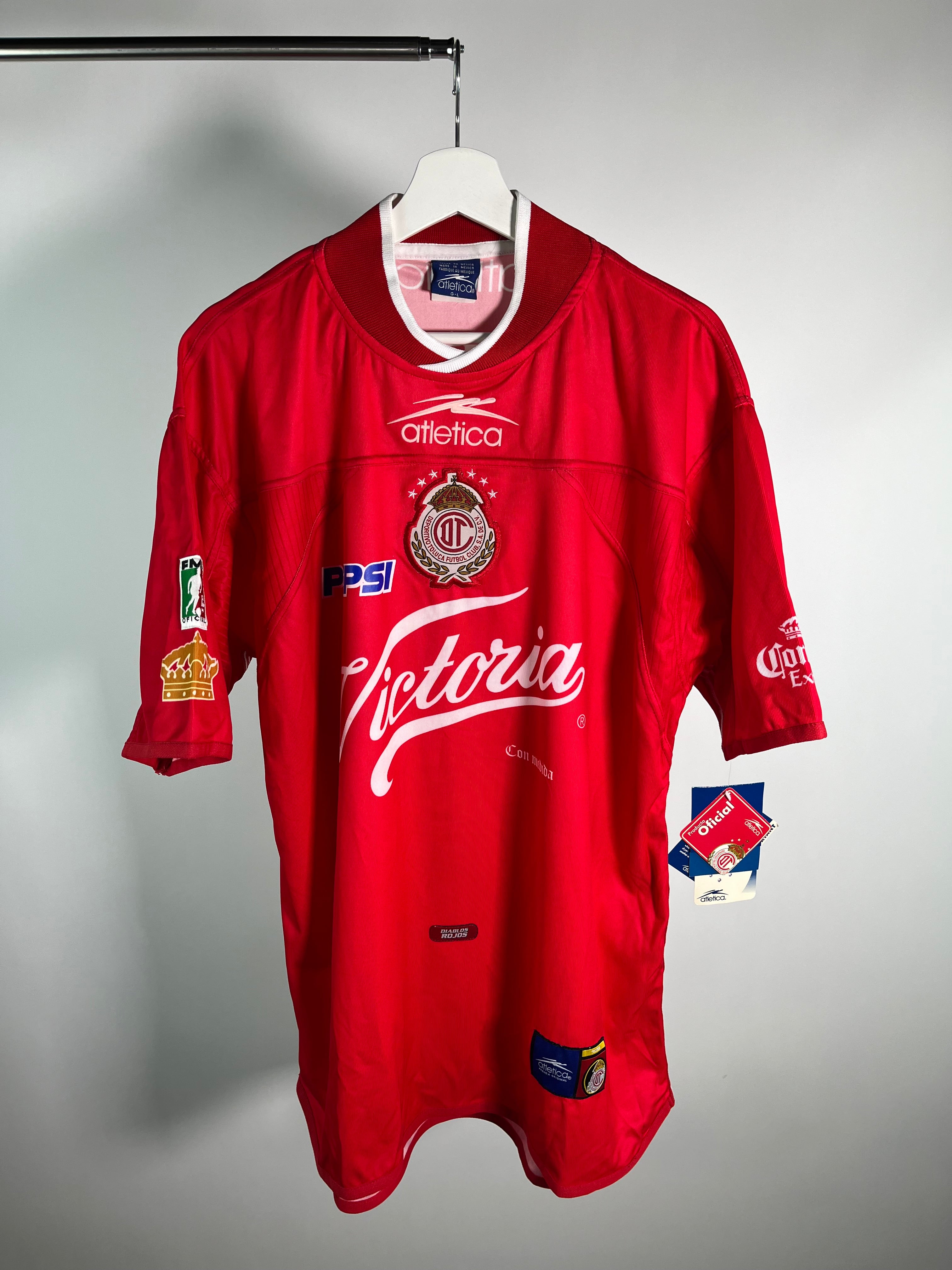 Jersey Toluca Local 2000 2001 *C/Etiquetas* (L)