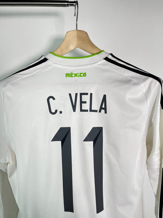 Jersey México Visita 2015 2016 Manga Larga Carlos Vela (M)