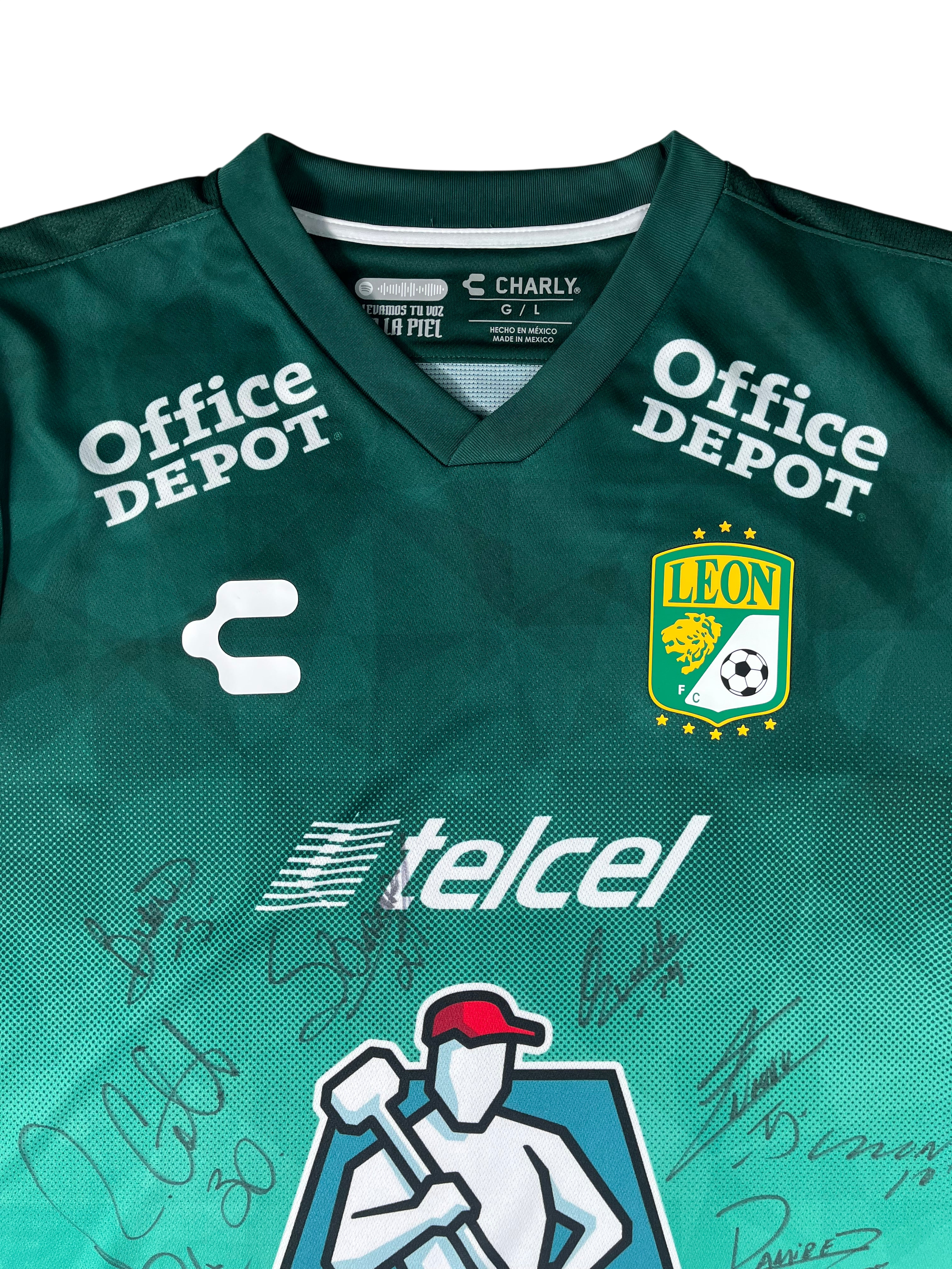 Jersey León Local 2021 2022 *C/Etiquetas* Autografiada (L)