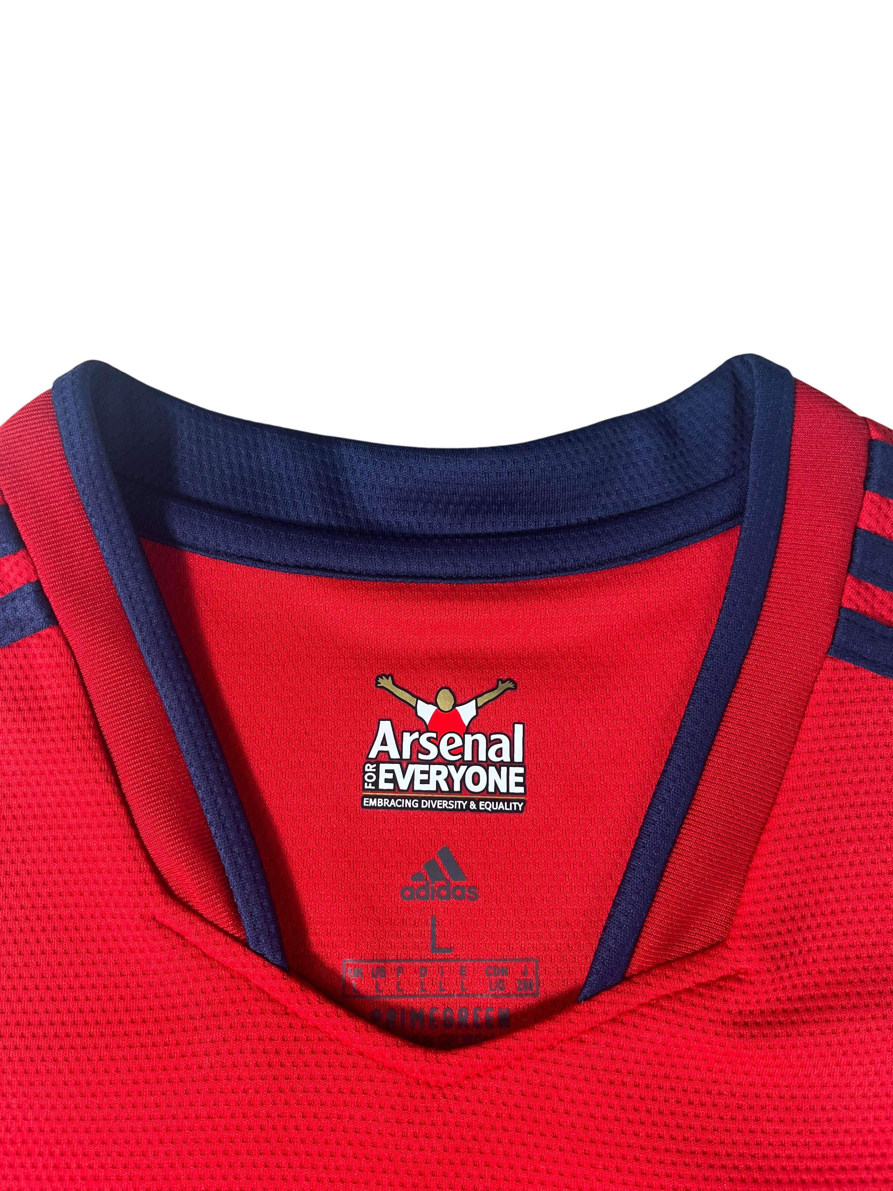 Jersey Arsenal Local 2021 2022 Autografiada Pierre Emerick Aubameyang (L)