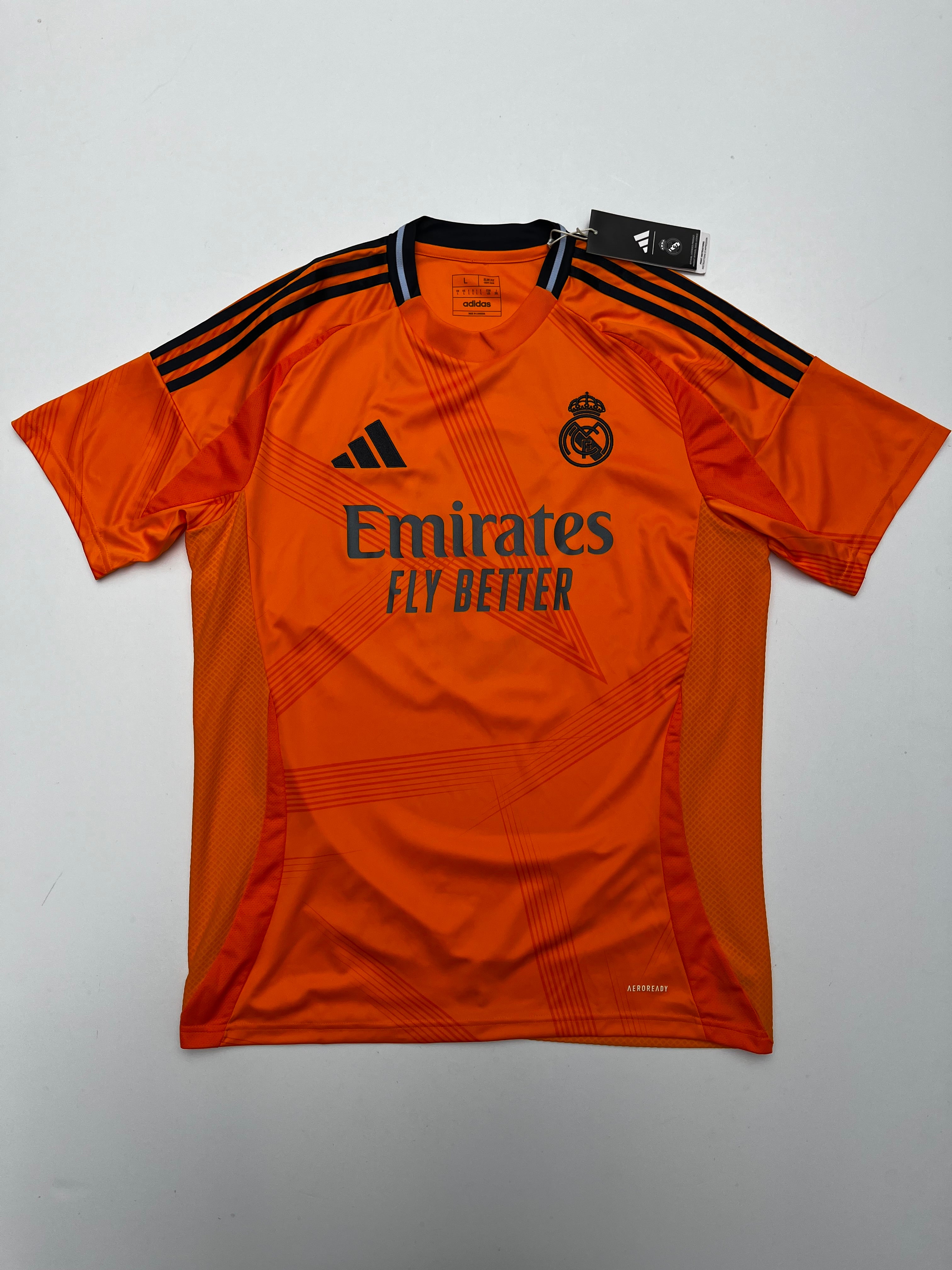 Jersey Real Madrid Visita 2024 2025 *C/Etiquetas* Kylian Mbappé (L)