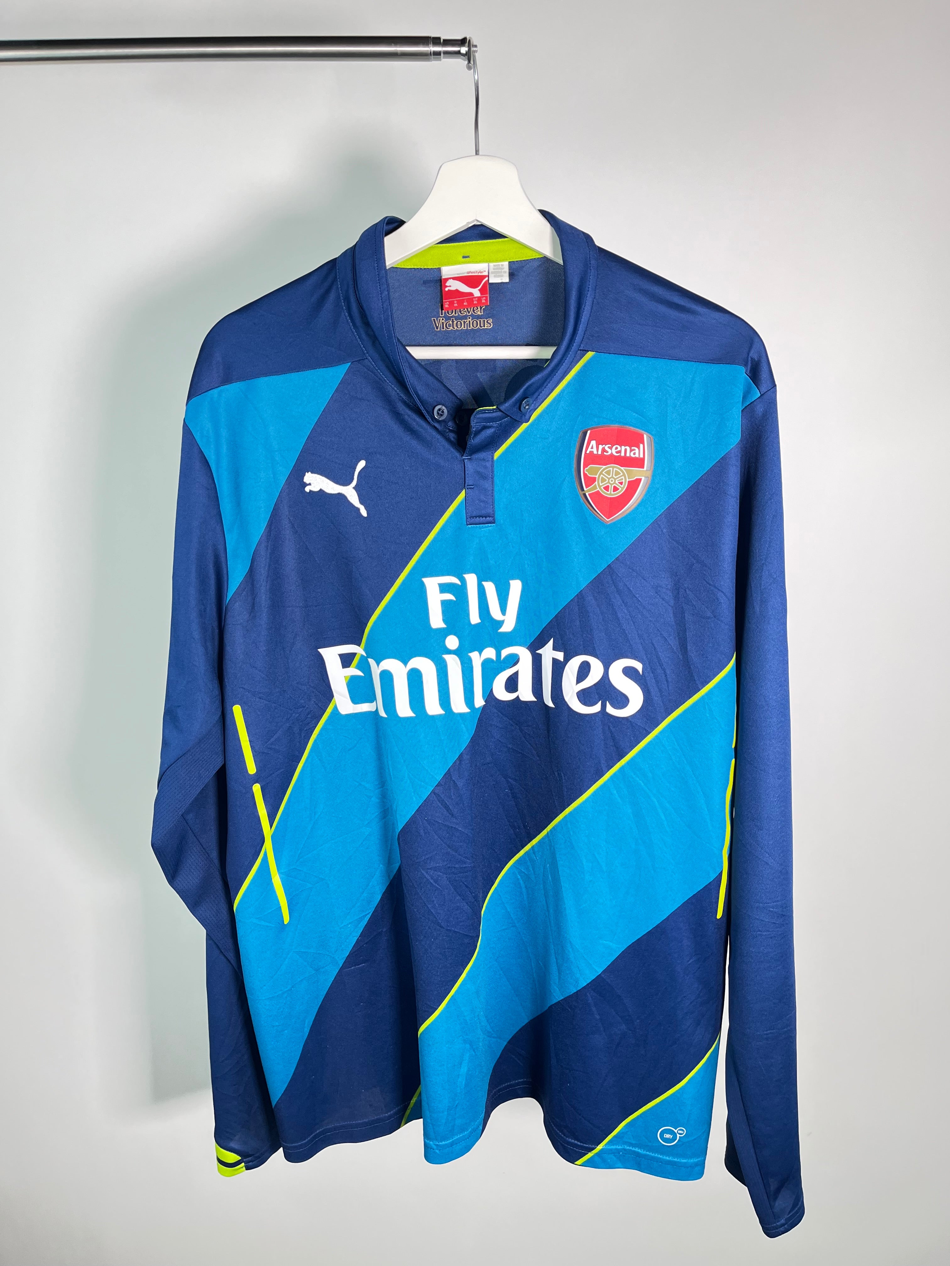 Jersey Arsenal Tercera 2015 2016 Manga Larga Mesut Ozil (XL)