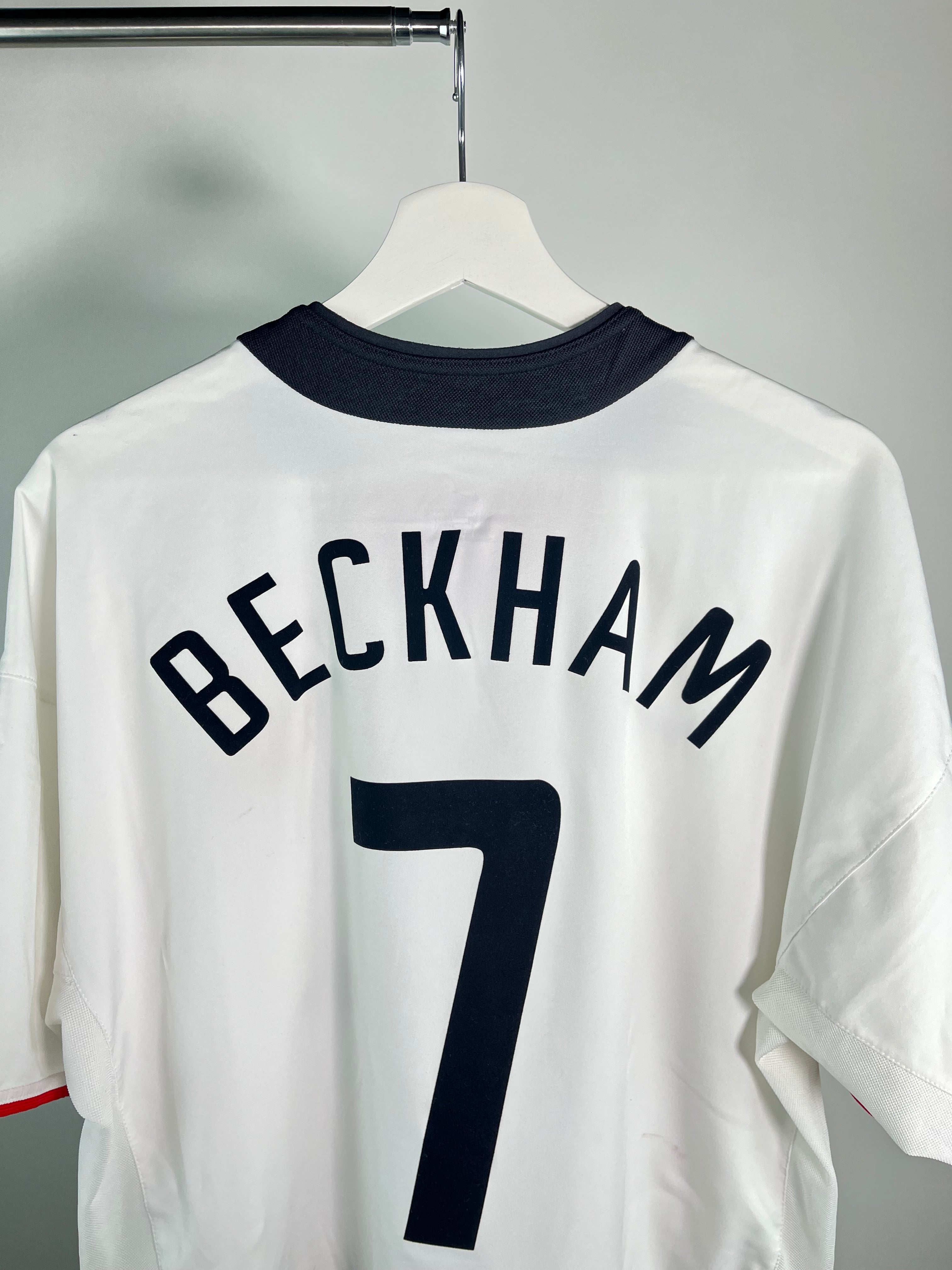 Jersey Manchester United Visita 2002 2003 David Beckham (L)