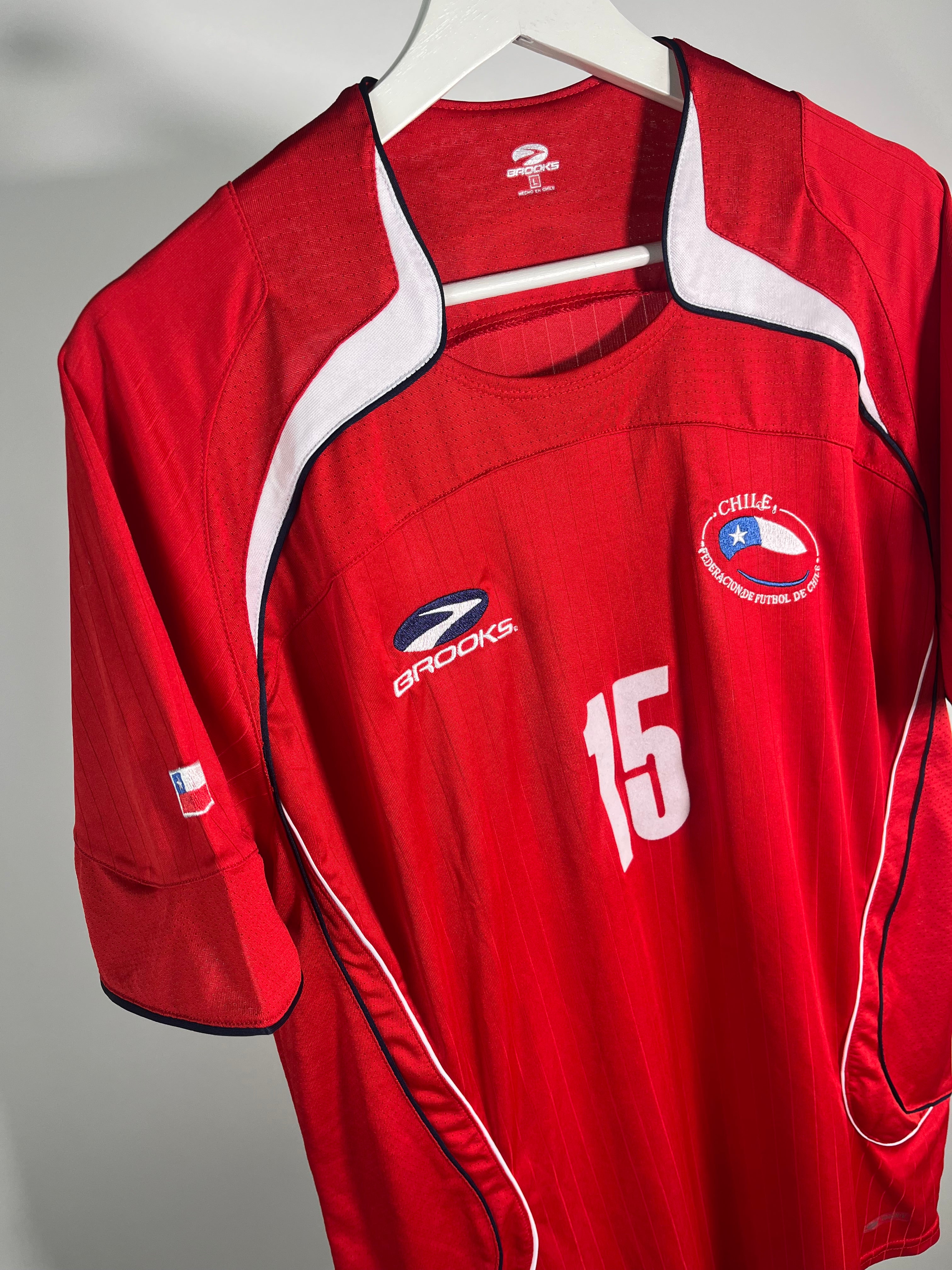 Jersey Chile Local 2007 2009 Match Worn Pablo Contreras (L)