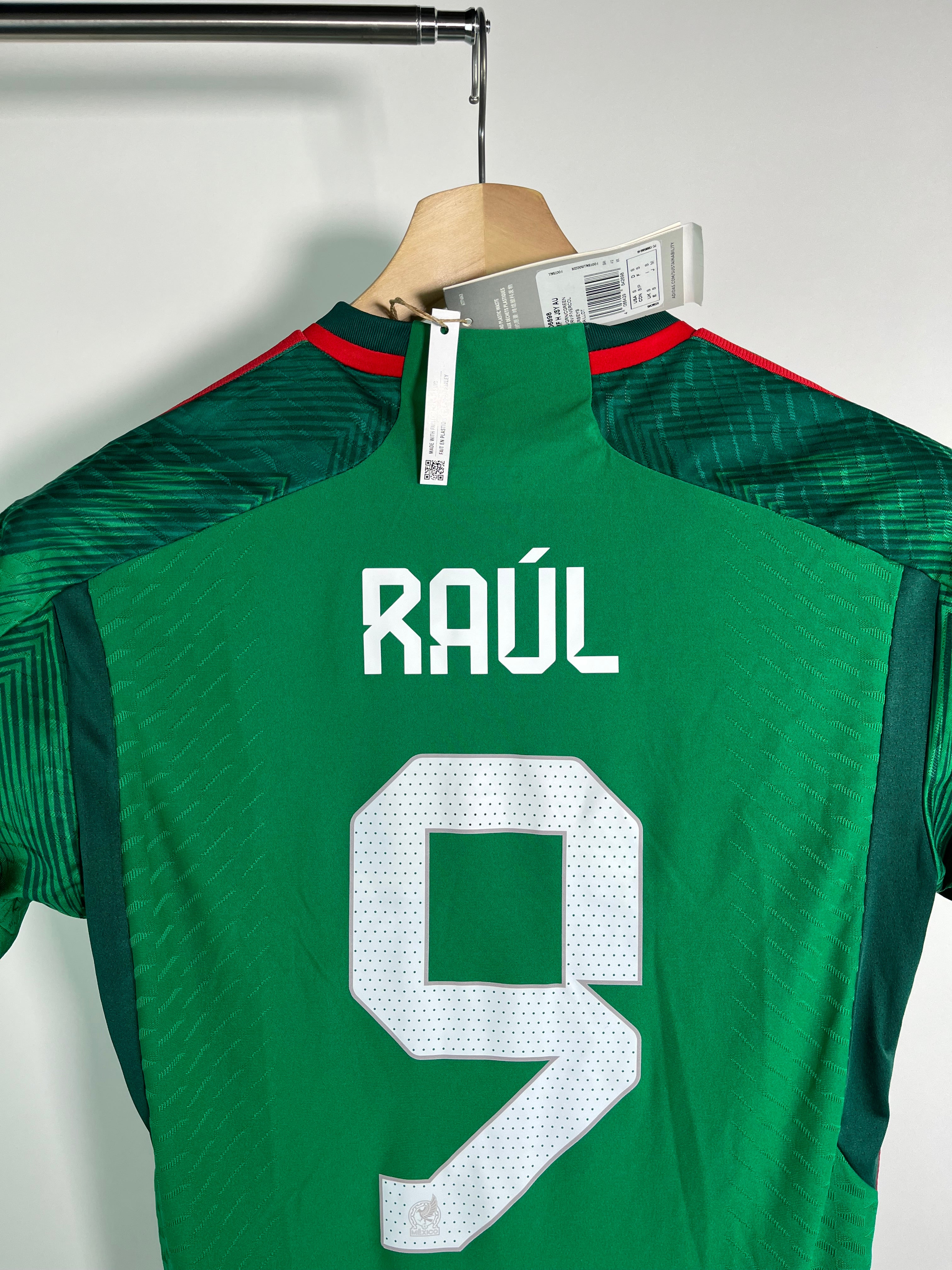 Jersey México Local 2022 2023 Versión Jugador *C/Etiquetas* Raúl Jiménez (S)