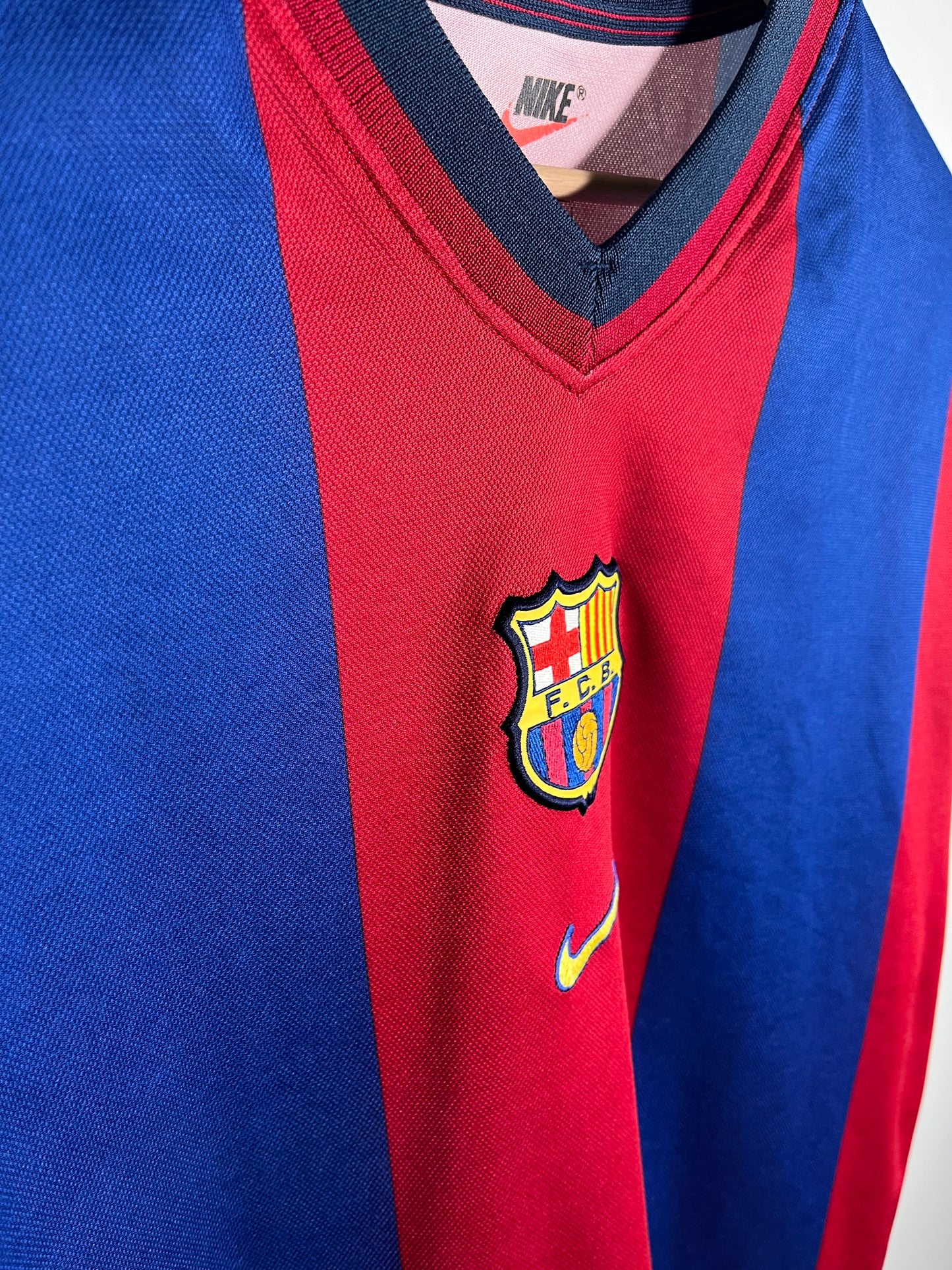 Jersey Barcelona Local 1998 1999 Frank de Boer (XL)
