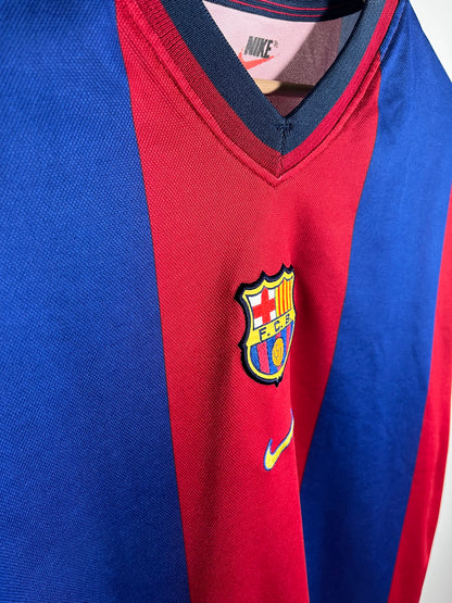 Jersey Barcelona Local 1998 1999 Frank de Boer (XL)