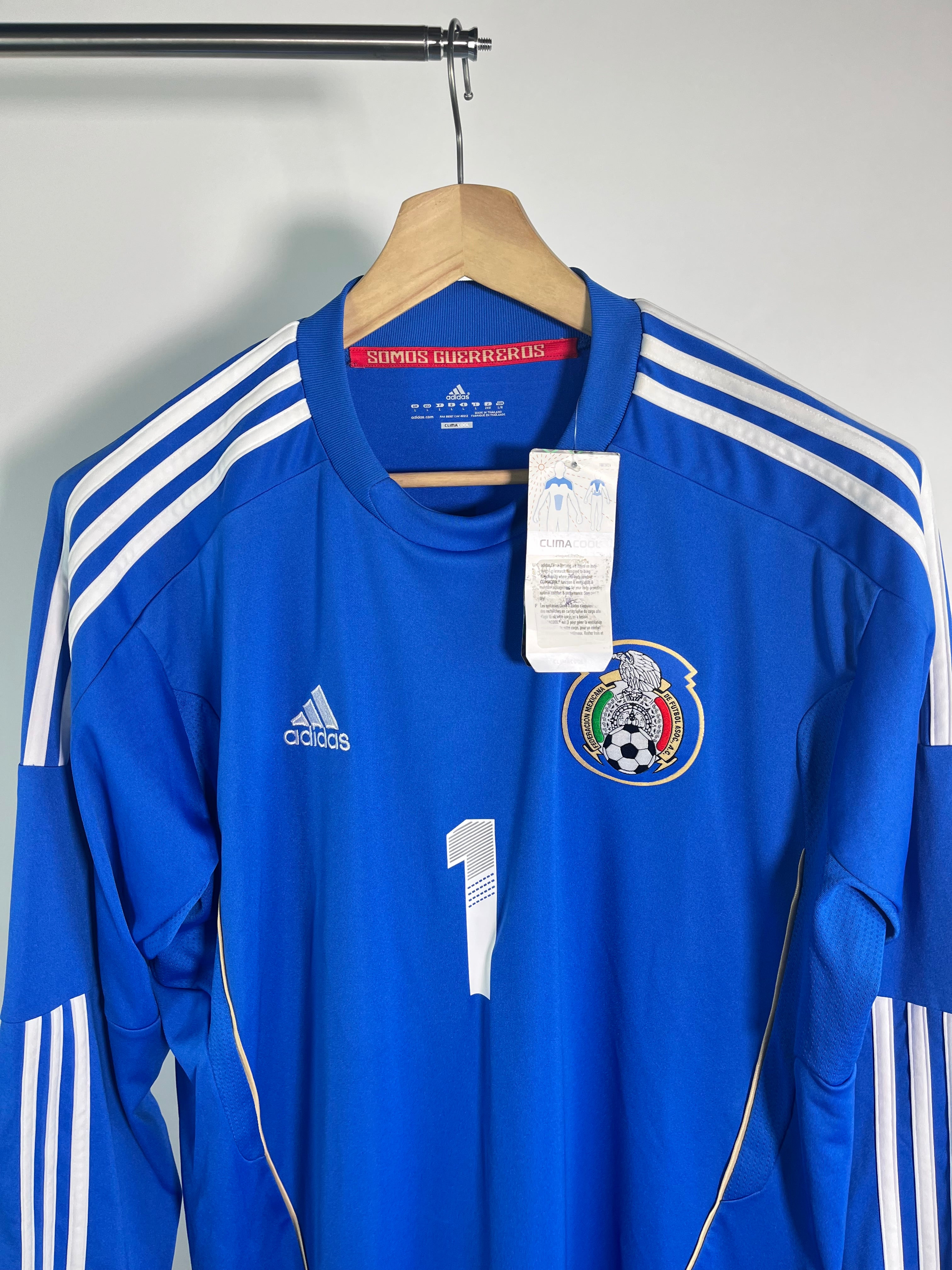 Jersey México Portero 2011 2013 Manga Larga *C/Etiquetas* Jesús Corona (L)