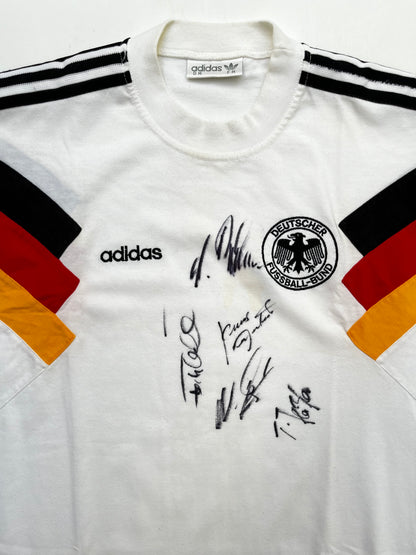 Playera Alemania 1990 1992 Autografiado (M)