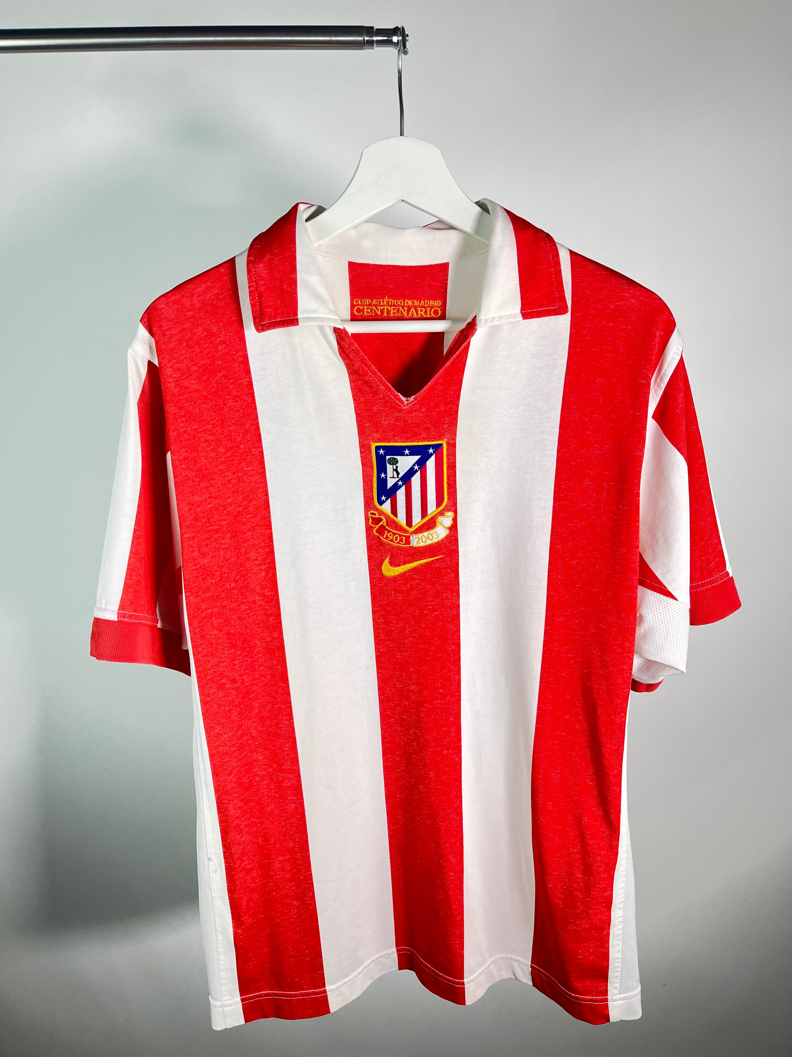 Jersey Atlético de Madrid Especial Centenario 2002 2003 Fernando Torres (S)