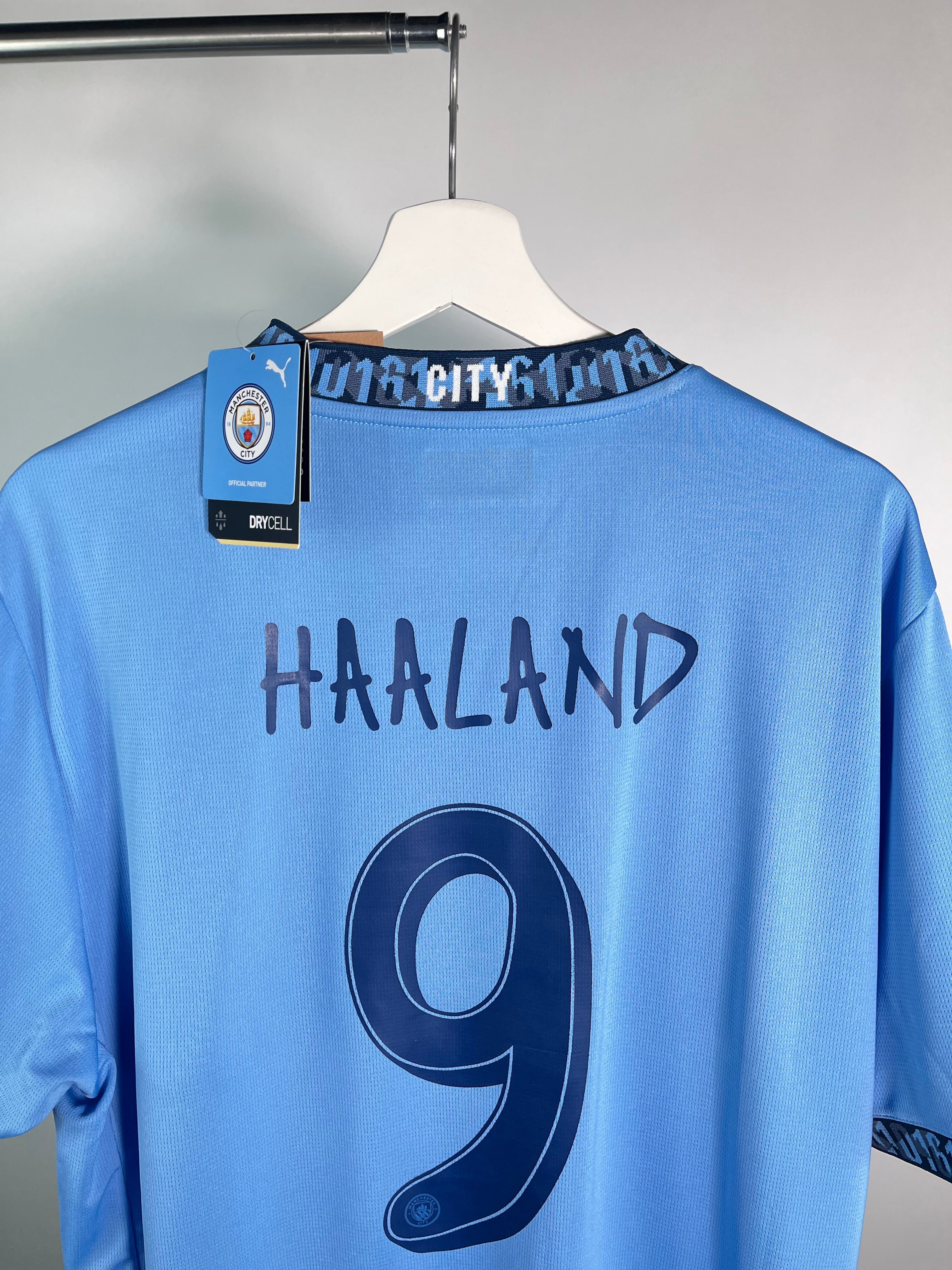 Jersey Manchester City Local 2024 2025 *C/Etiquetas* Erling Braut Haaland (XL)