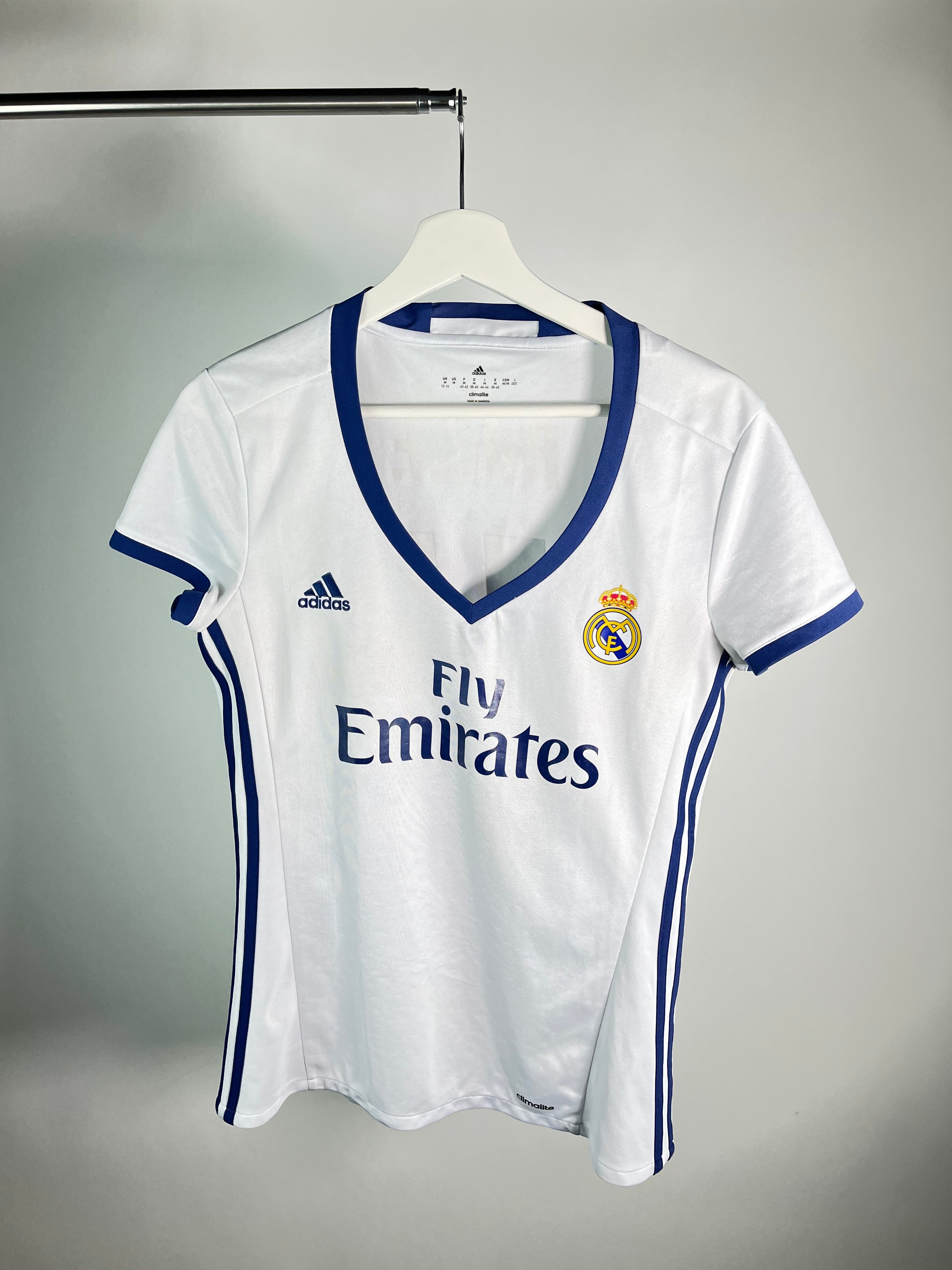 Jersey Real Madrid Local 2016 2017 Gareth Bale (M Mujer)