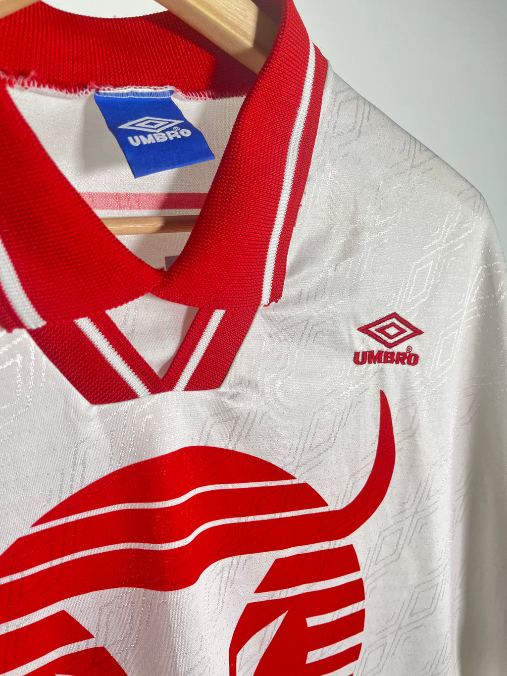 Jersey Toros Neza Visita 1995 1996 Manga Larga Utilería Fernando Guijarro Martínez (XL)