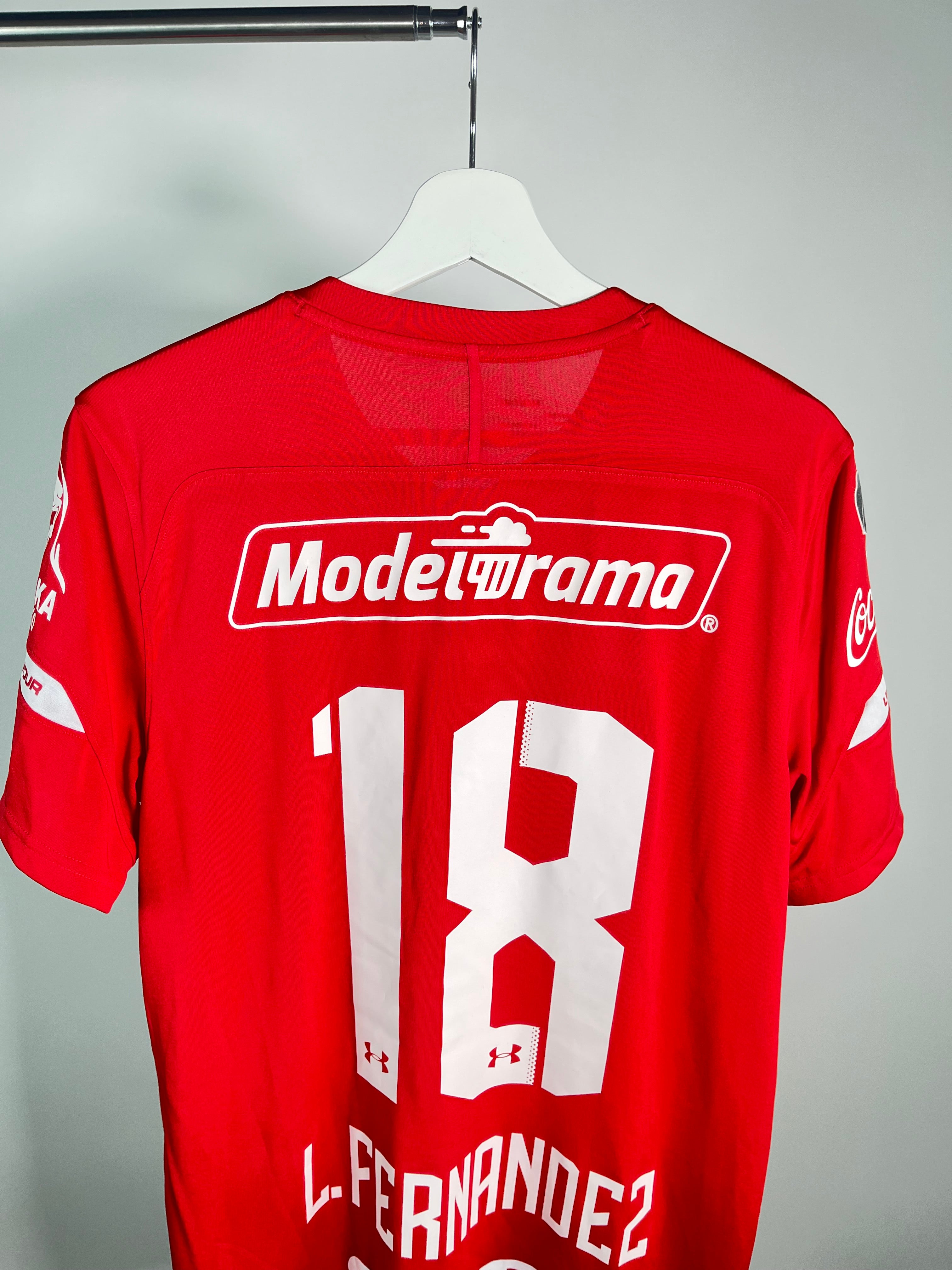 Jersey Toluca Local 2019 2020 Versión Jugador Leonardo Fernández (M)