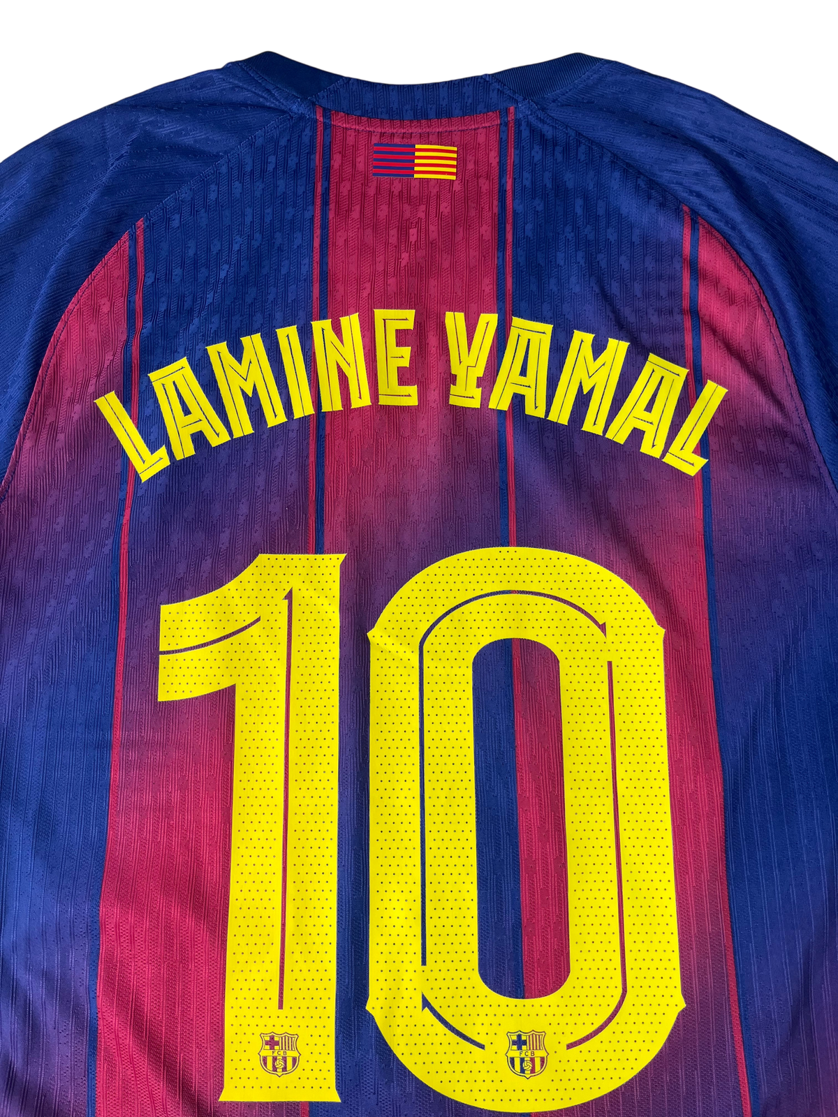 Jersey Barcelona Local *Champions League* 2025 2026 Versión Jugador Lamine Yamal (M)