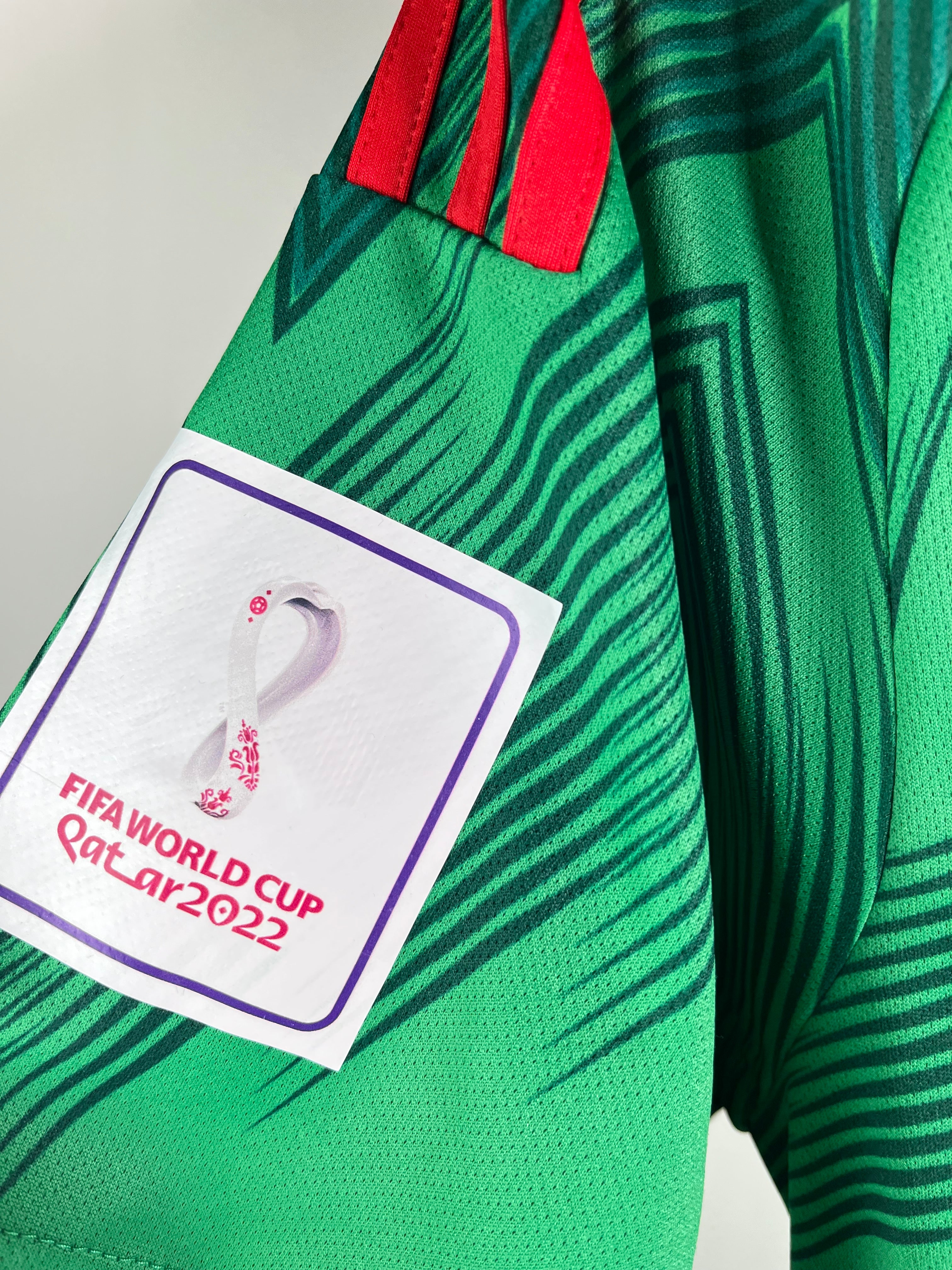 Jersey México Local 2022 2023 *Match Detail vs Argentina* Raúl Jiménez (L)