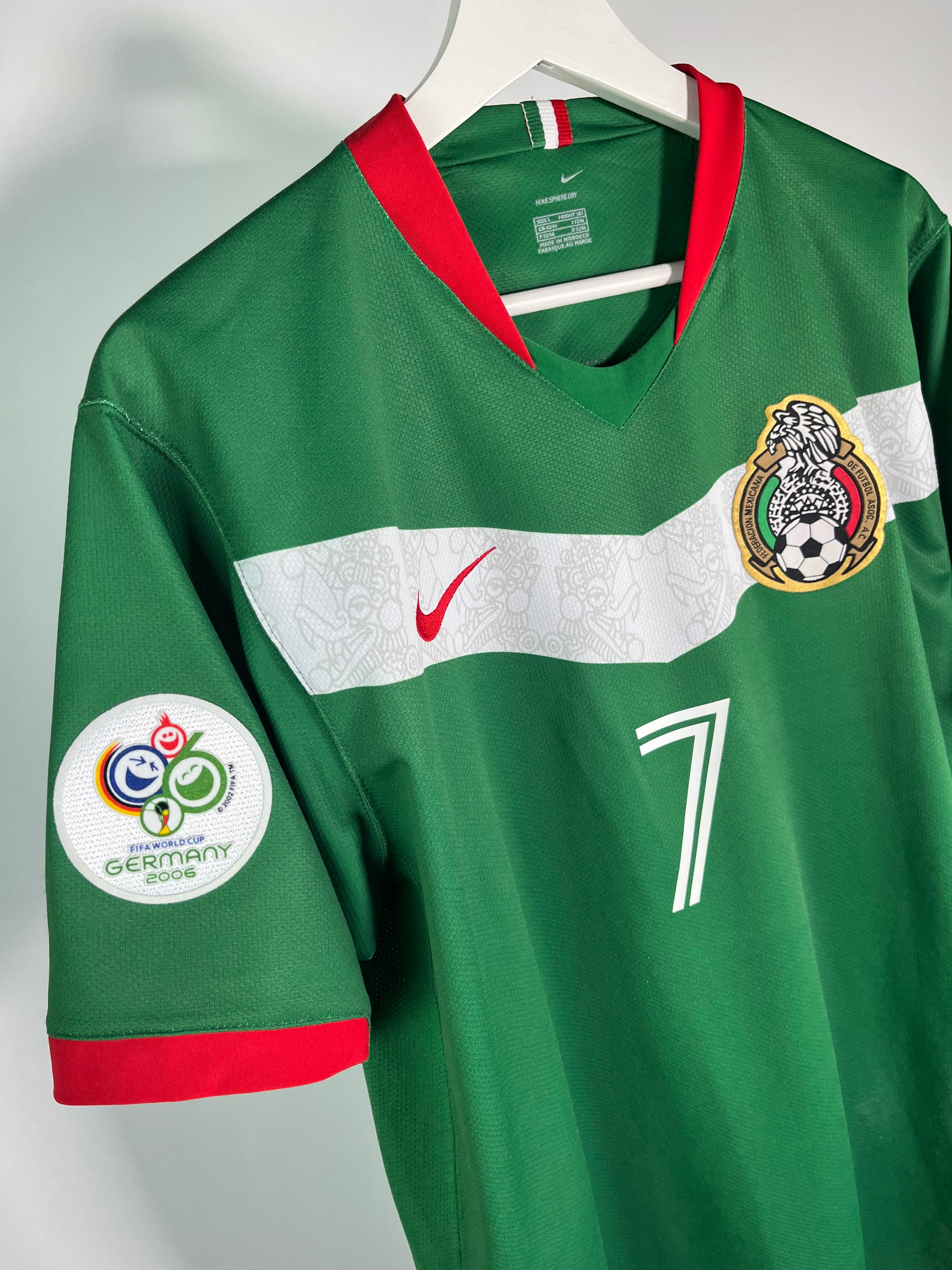 Jersey México Local 2006 2007 *Mundial Alemania* Antonio Naelson Sinha (L)