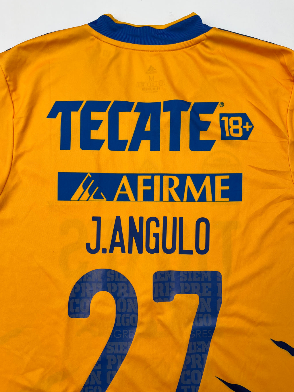 Jersey Tigres Local 2022 2023 Match Worn Jesús Angulo (M)