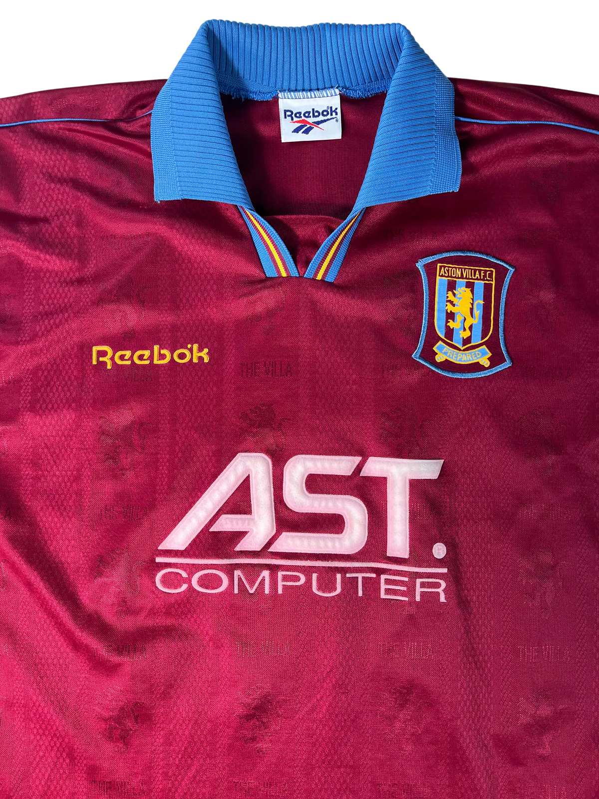 Jersey Aston Villa Local 1995 1997 Dwight Yorke (L)