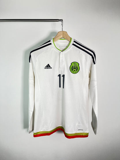 Jersey México Visita 2015 2016 Manga Larga Carlos Vela (M)