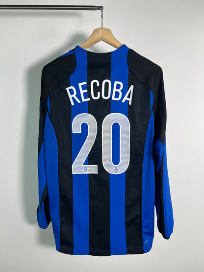 Jersey Inter de Milan Local 2004 2005 Manga Larga Álvaro “Chino”Recoba  (L)