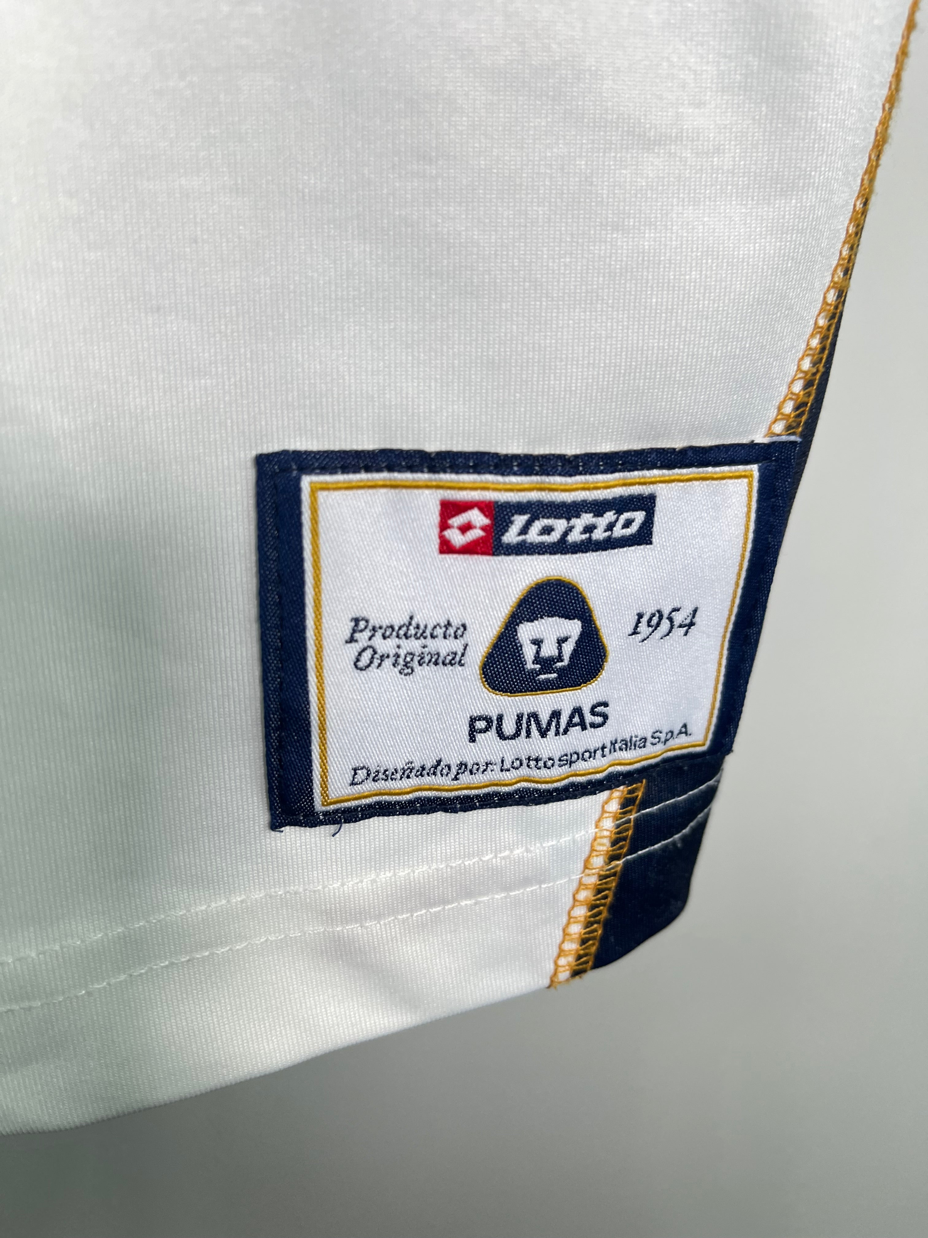 Jersey Pumas Visita 2002 2003 Match Worn Rodrigo Lemos (L)