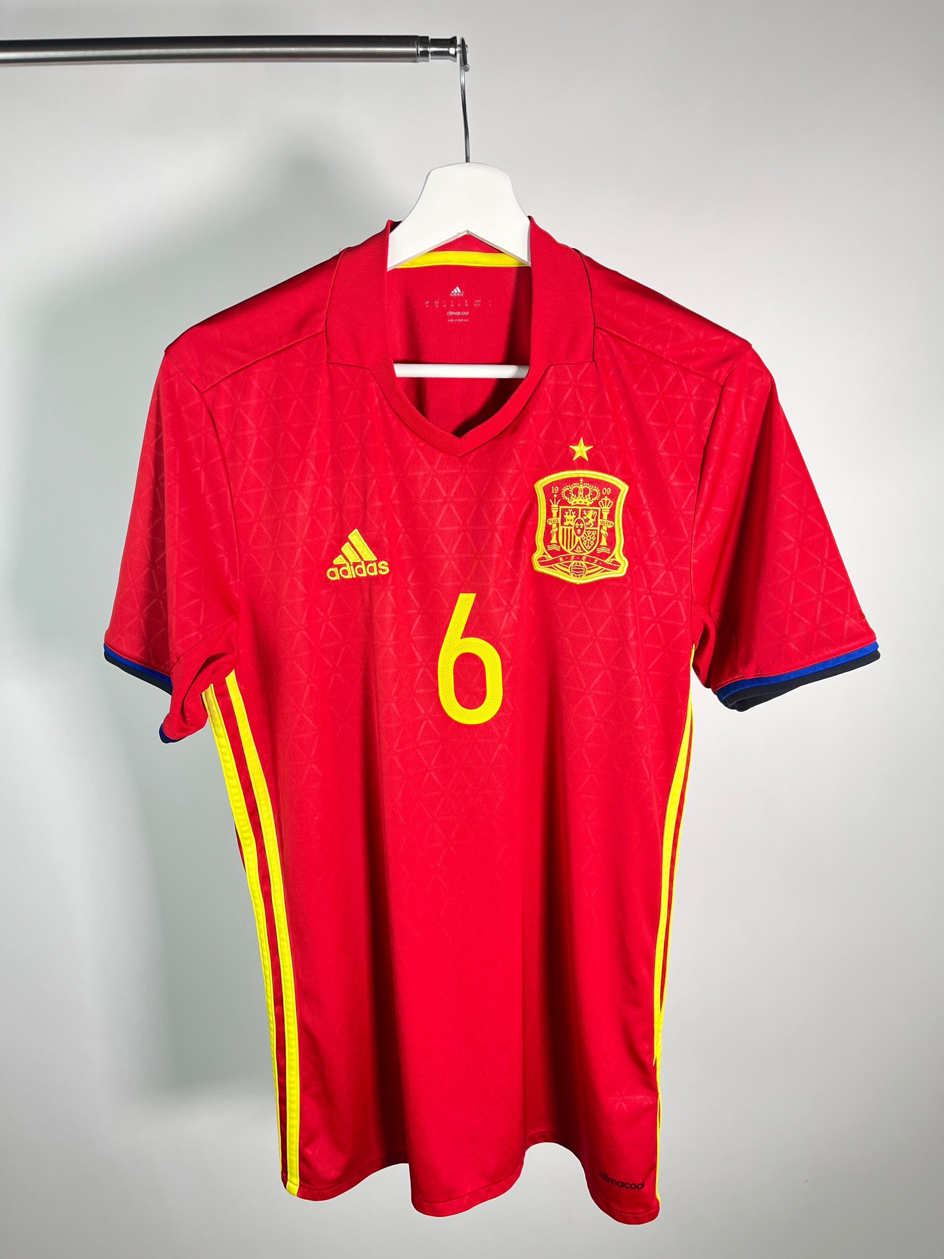 Jersey España Local 2016 2018 Andrés Iniesta (M)