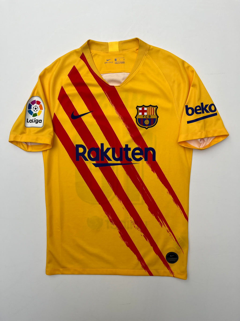 Jersey Barcelona Cuarta 2019 2020 Senyera Lionel Messi (S)