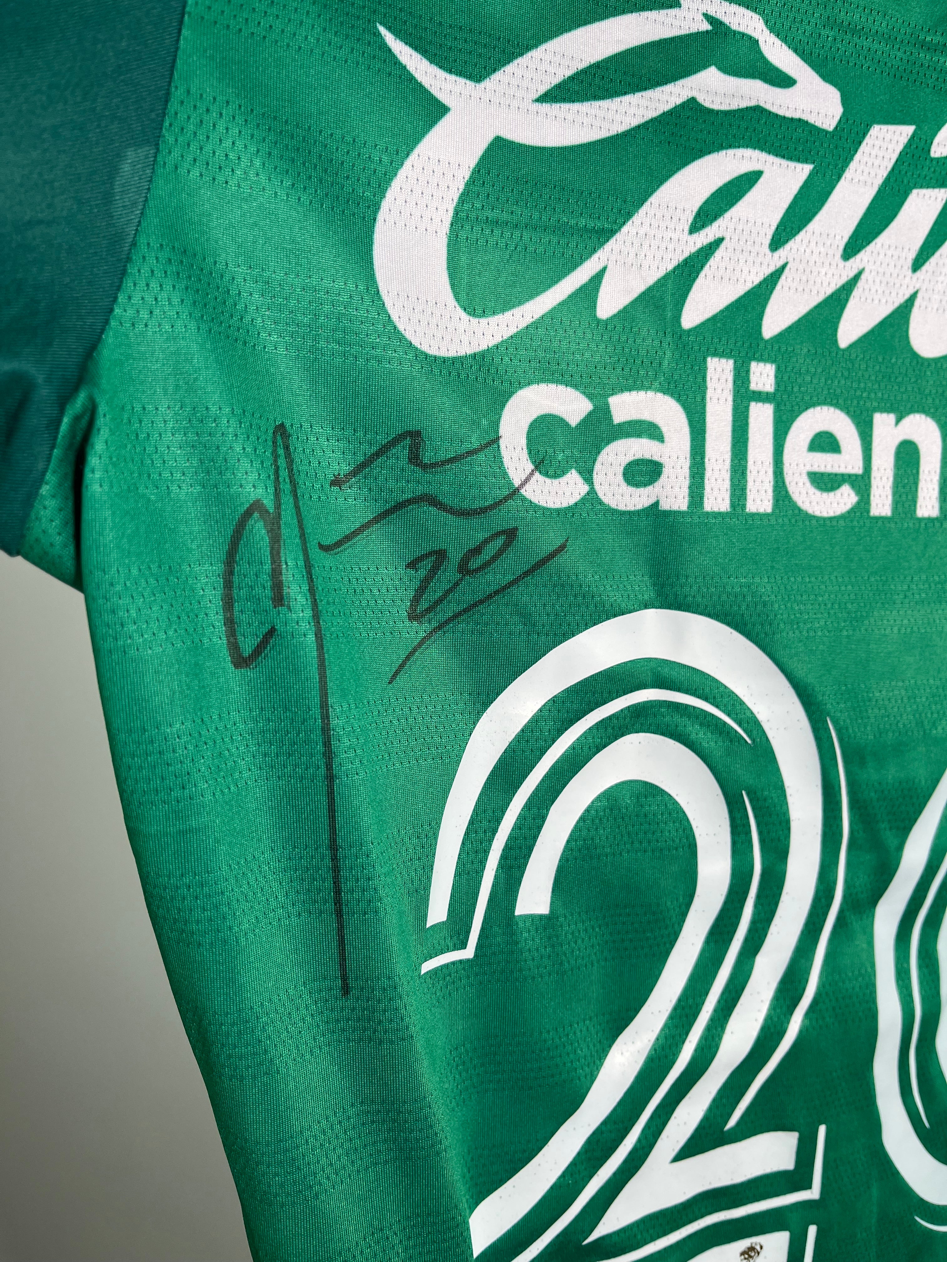 Jersey León Local 2019 2020 Aurografiada  Emmanuel Gigliotti *C/Etiquetas* (M)
