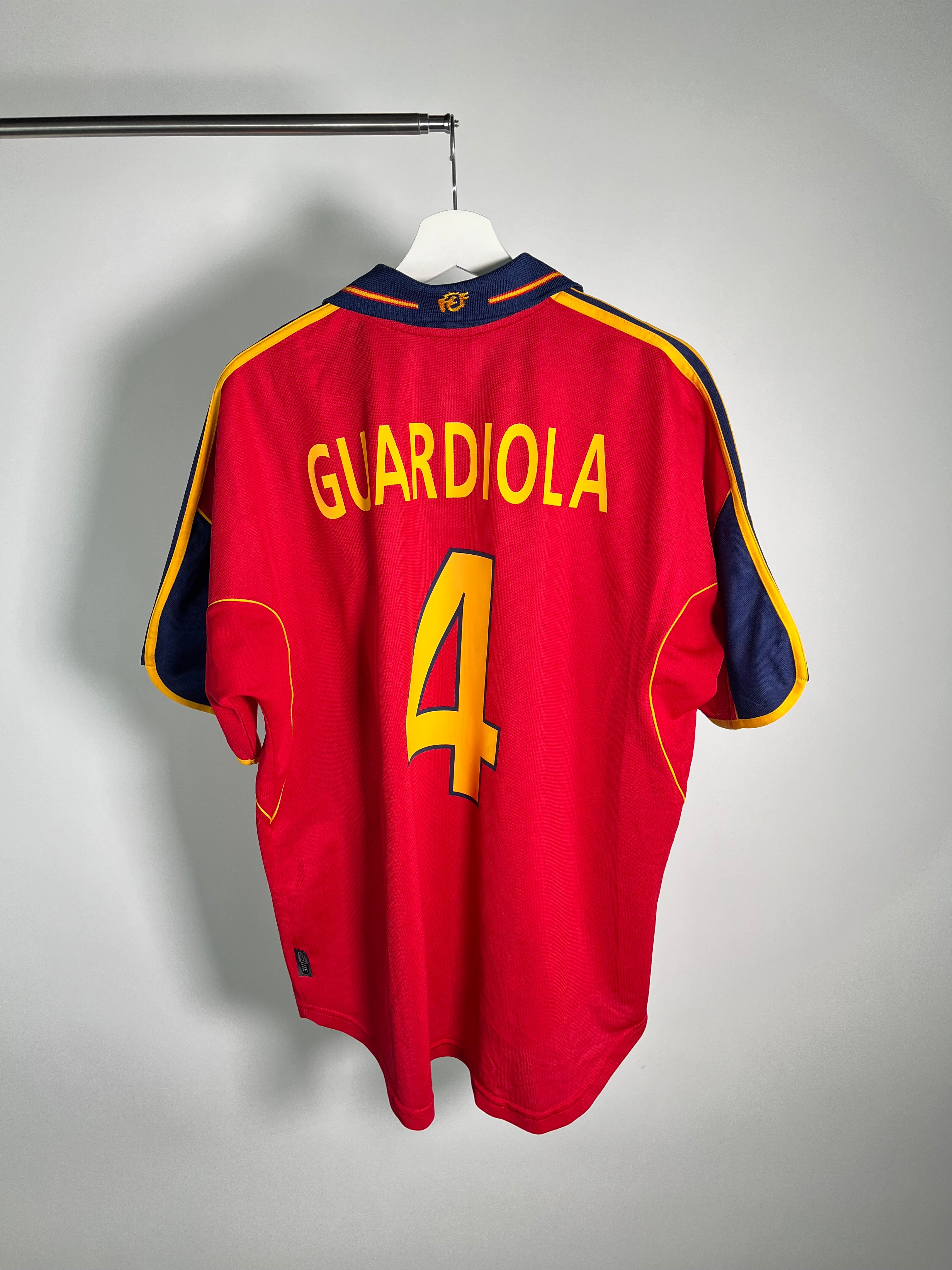 Jersey España Local 2000 2002 Pep Guardiola (L)