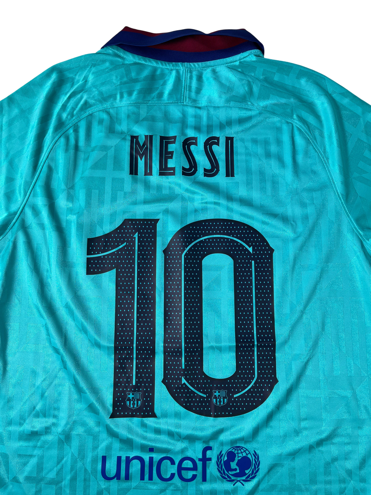 Jersey Barcelona Tercera 2019 2020 Lionel Messi *C/Etiquetas* (L)