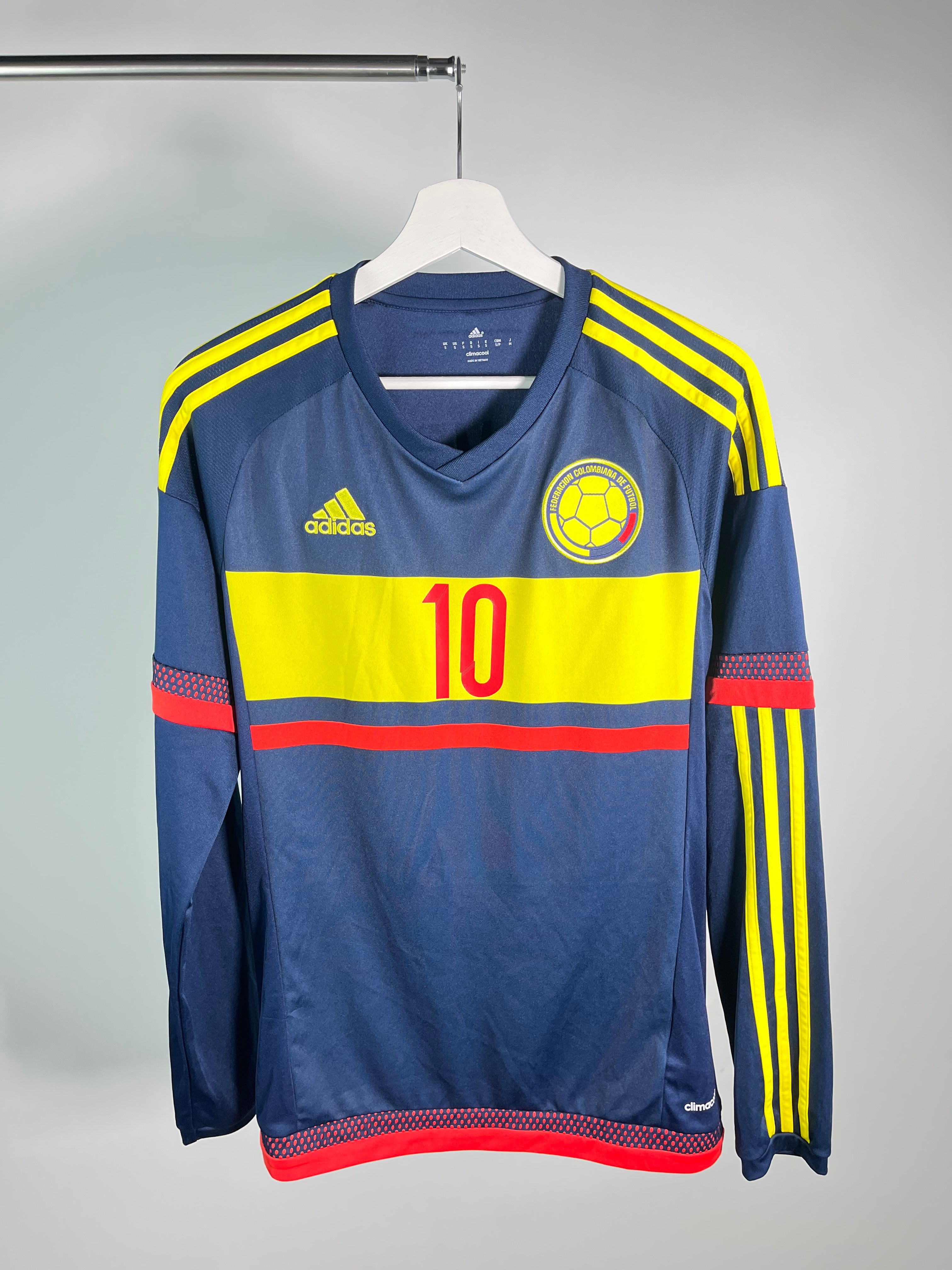 Jersey Colombia Visita 2015 2016 Manga Larga James Rodríguez (S)