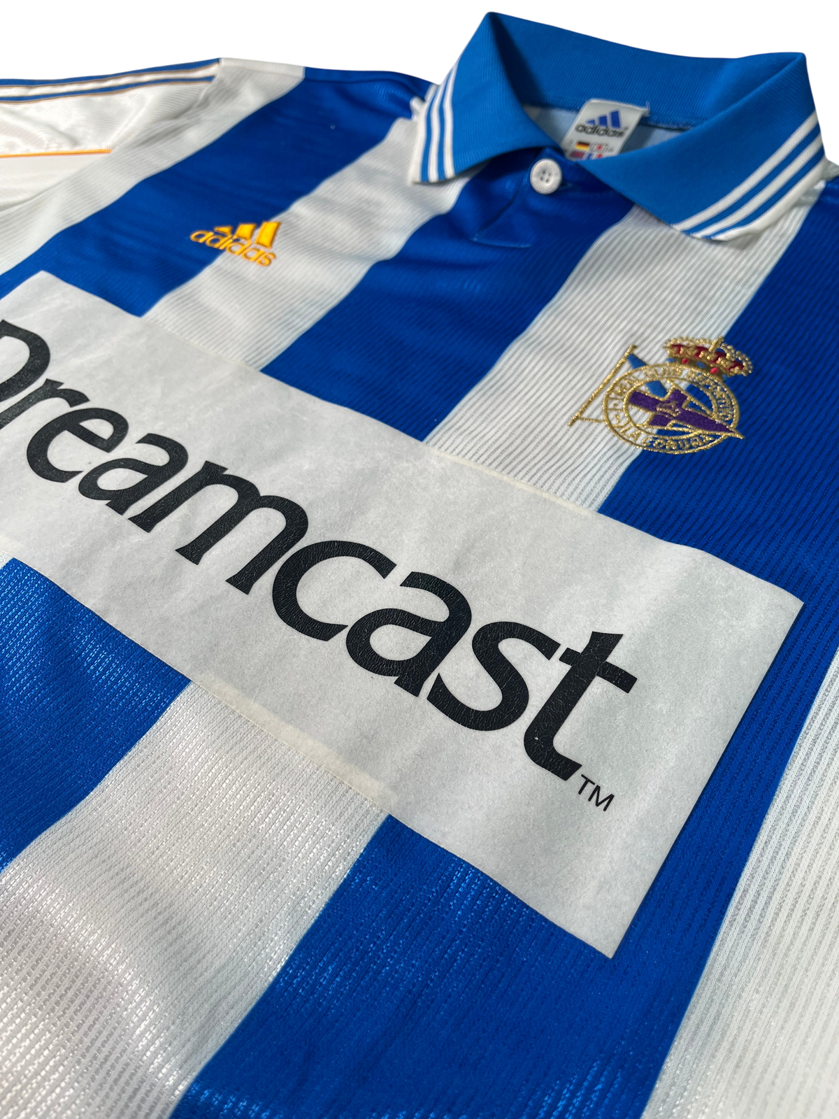 Jersey Deportivo La Coruña Local Champions League 2000 2001 Roy Makaay (L)