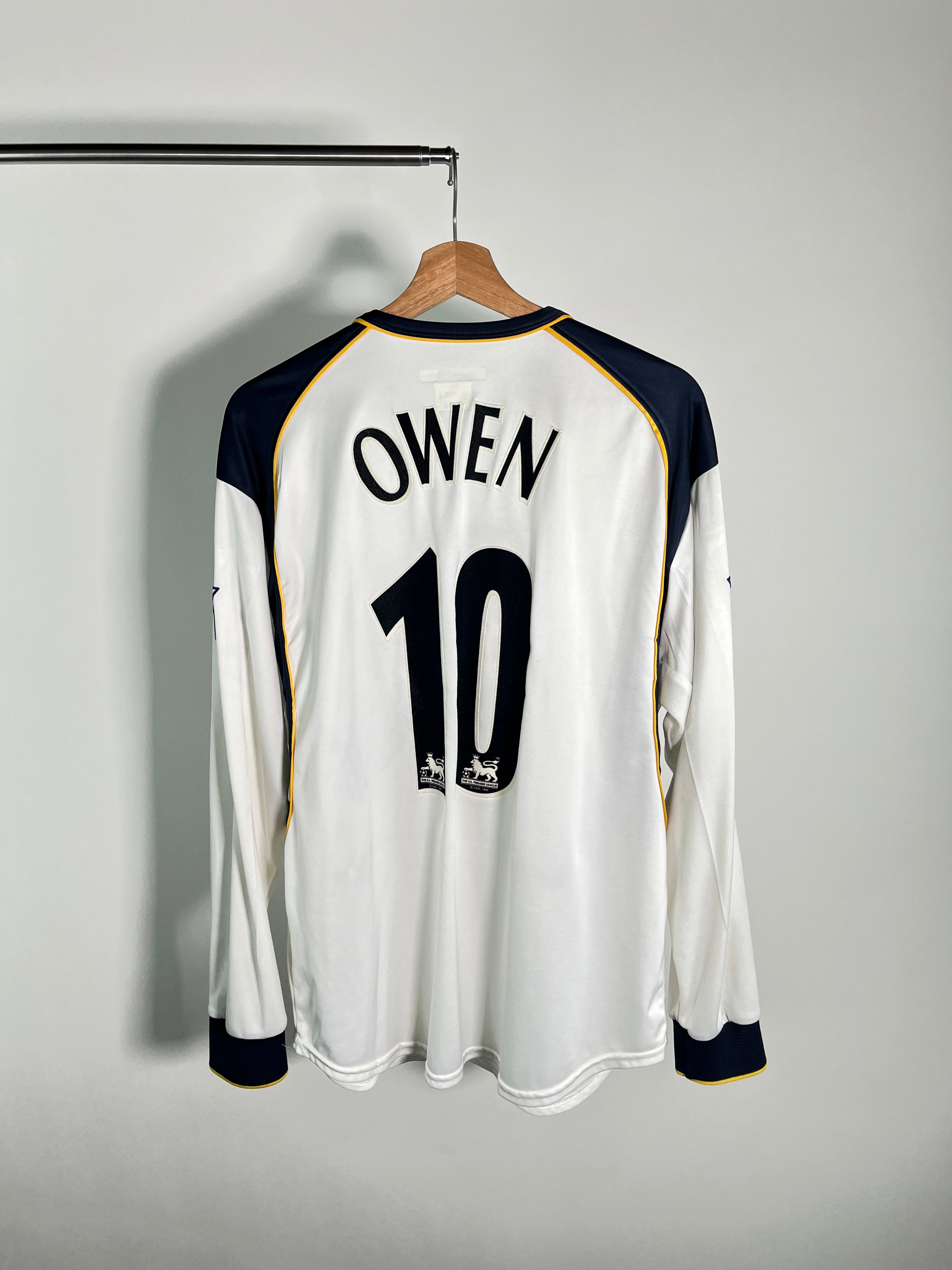 Jersey Liverpool Tercera 2002 2003 Manga Larga Michael Owen (XL)