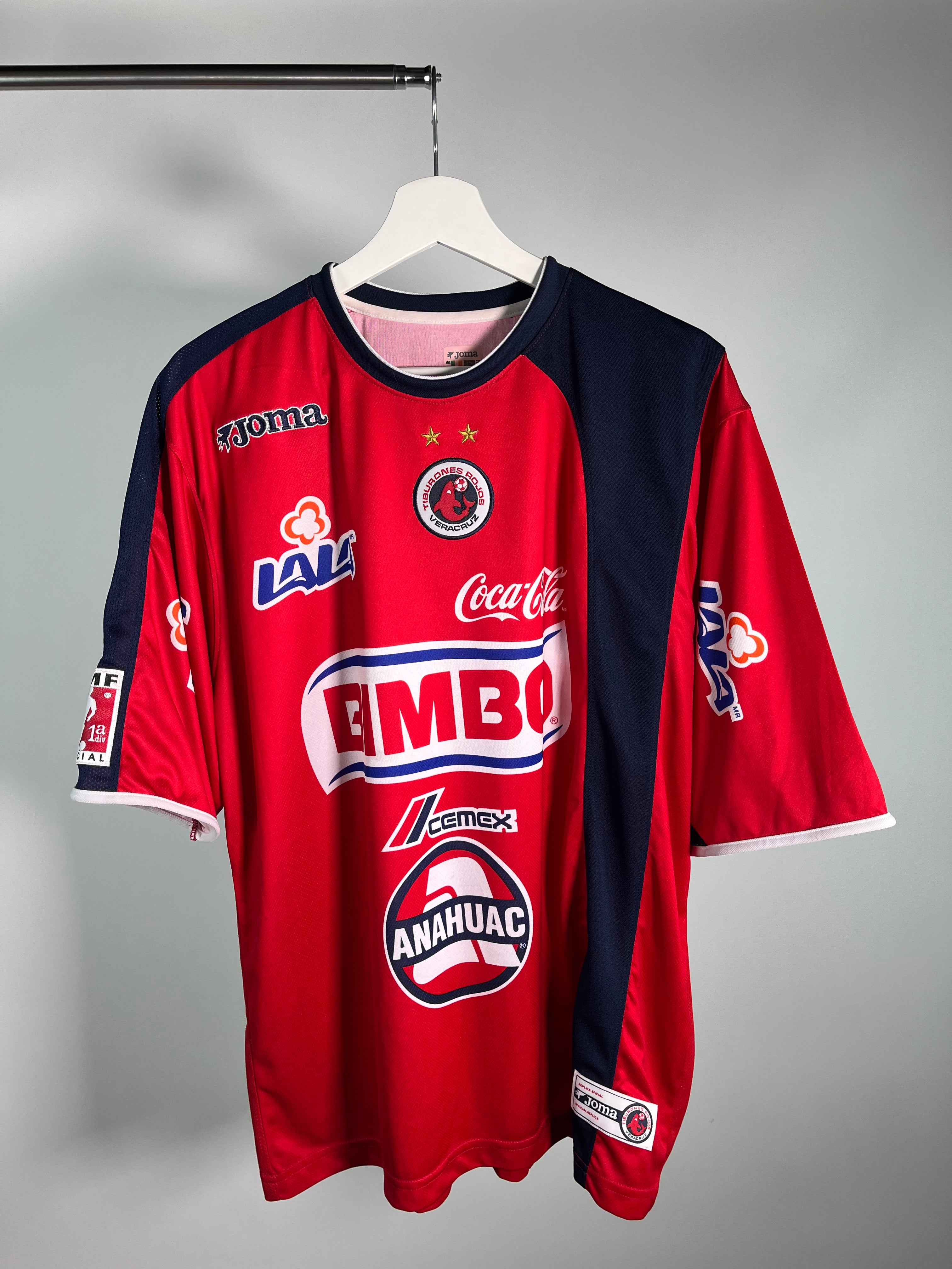 Jersey Veracruz Local 2004 2005 Utilería Cuahtémoc Blanco (XL)