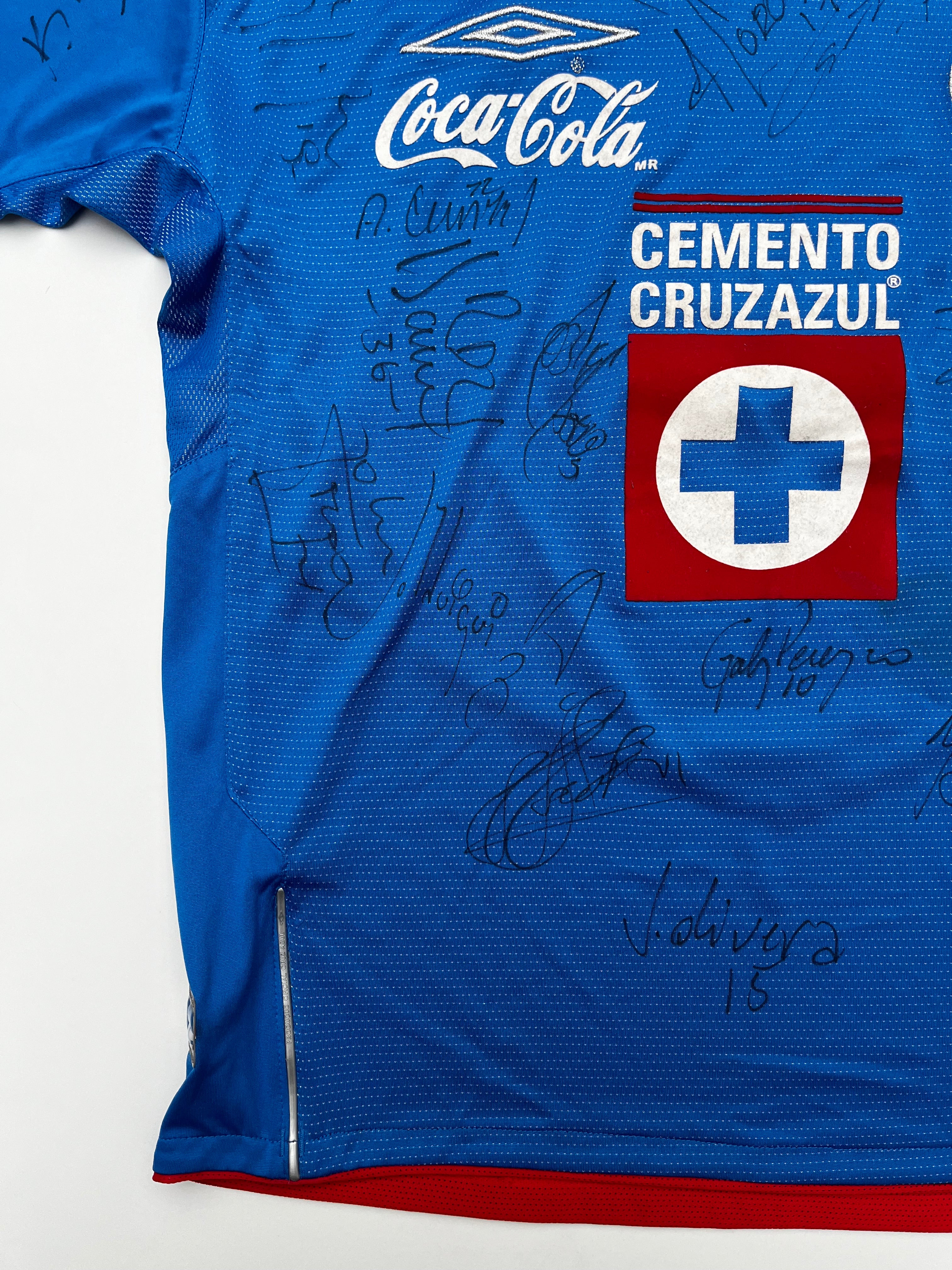 Jersey Cruz Azul Local 2004 2005 Autografiado (L niño)