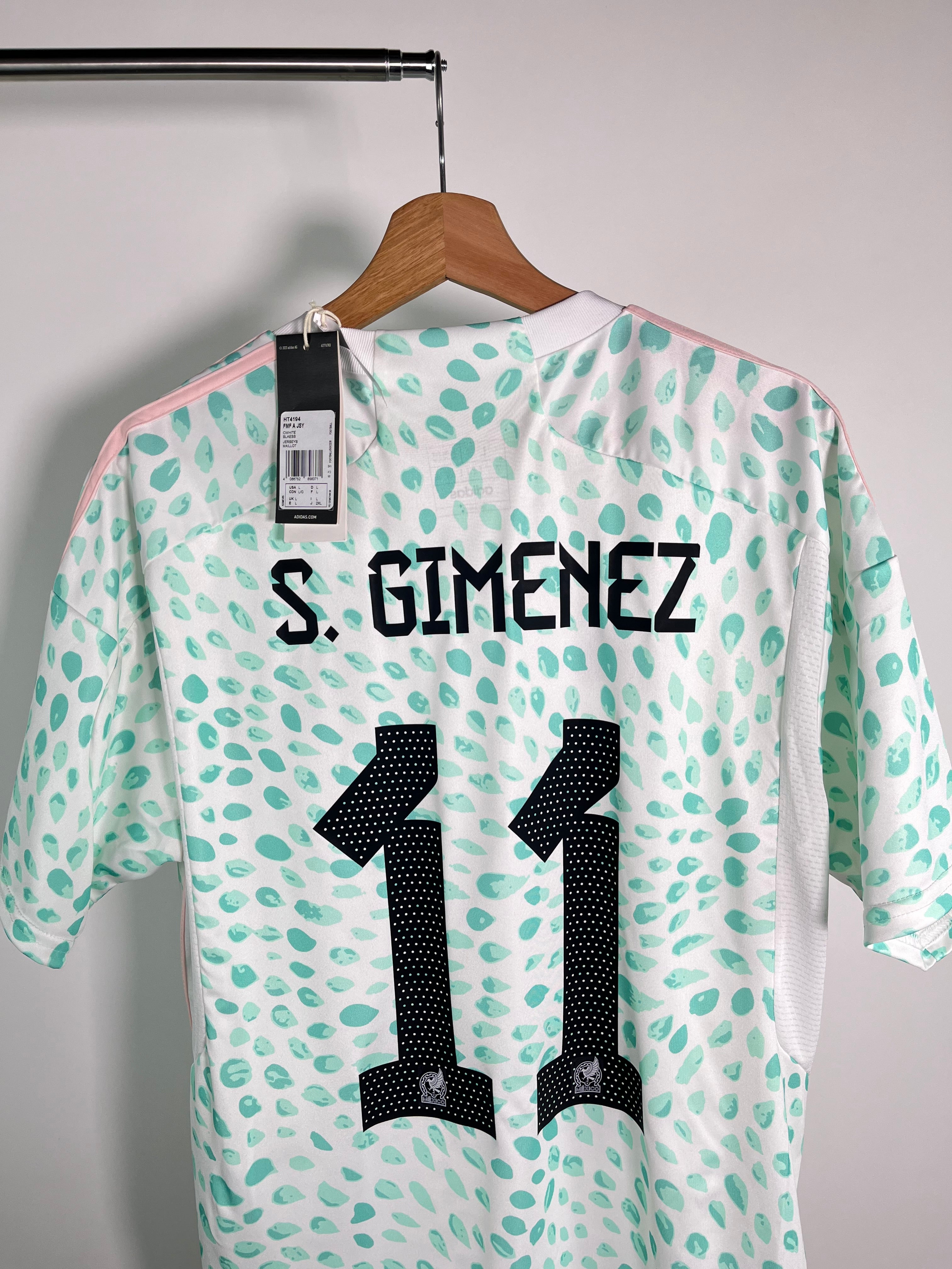 Jersey México Visita especial 2023 2024 *C/Etiquetas* Santiago Gimenez(L)