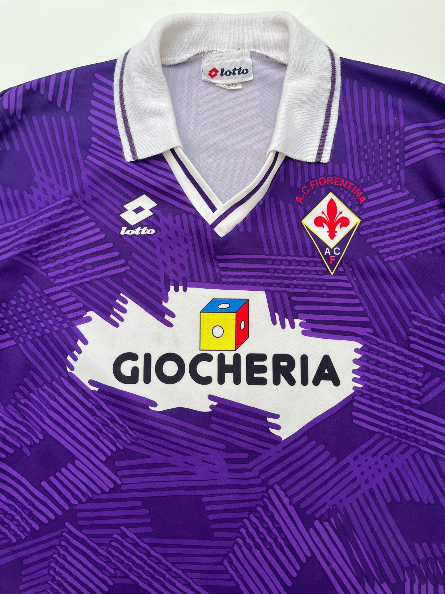 Jersey Fiorentina Local 1991 1992 Manga Larga Batistuta (M)