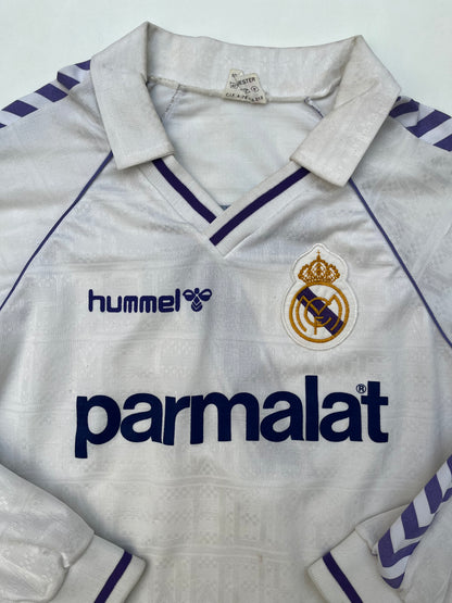 Jersey Real Madrid Local 1988 1989 Manga Larga Emilio Butragueño (L)