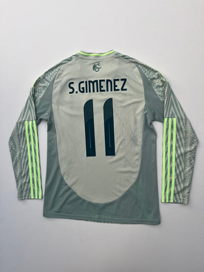 Jersey México Visita 2024 2025 Manga Larga Santiago Gimenez (M)