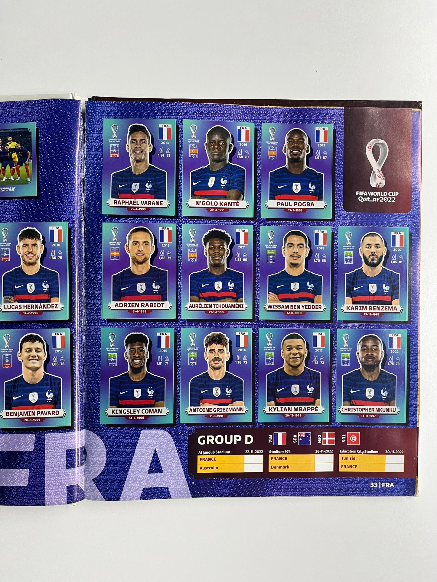 Álbum Panini Mundial Qatar 2022 Edición Pasta dura (Completo)