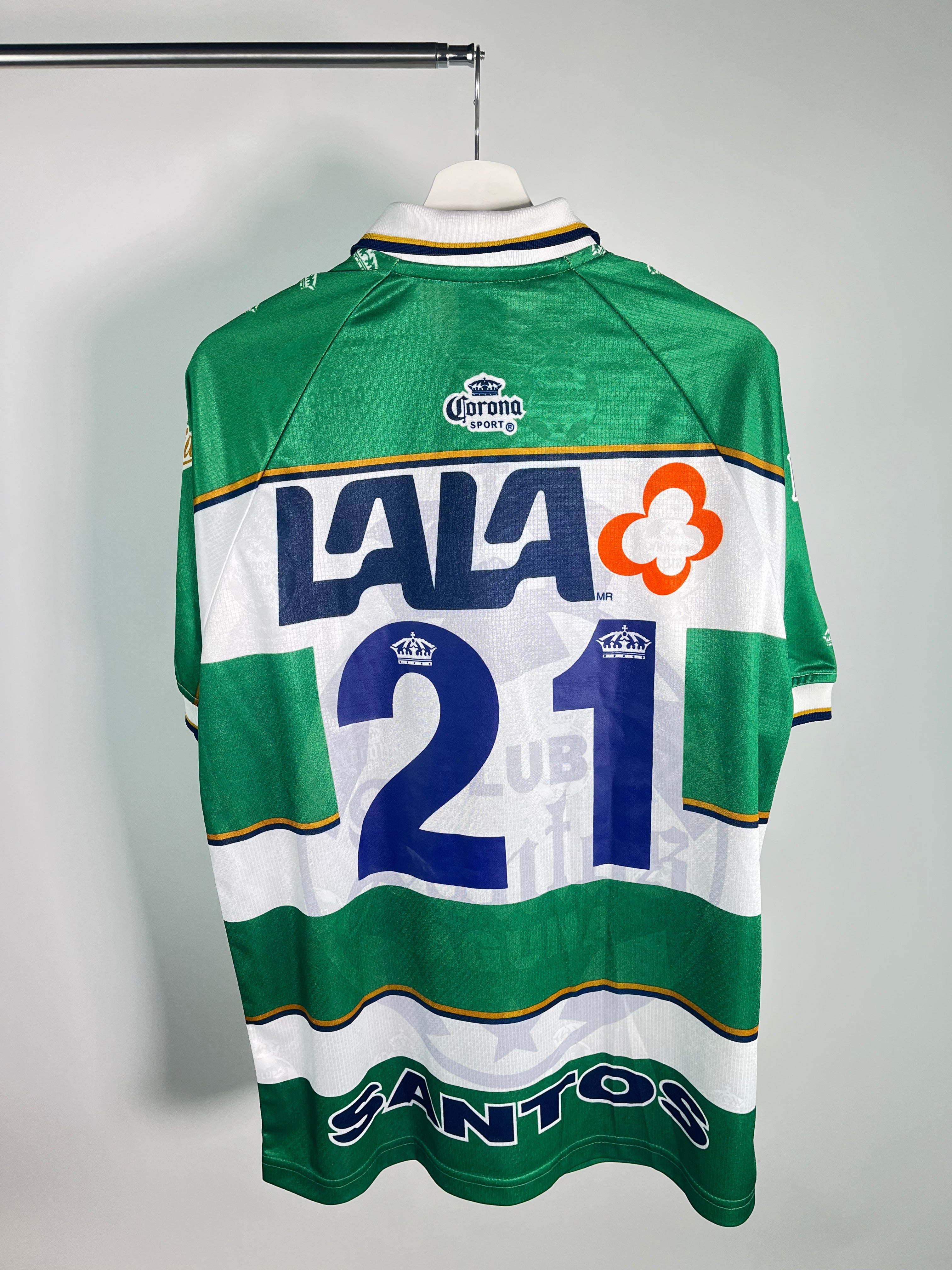Jersey Santos Laguna Local 1999 2000 Utilería Héctor Altamirando (L)