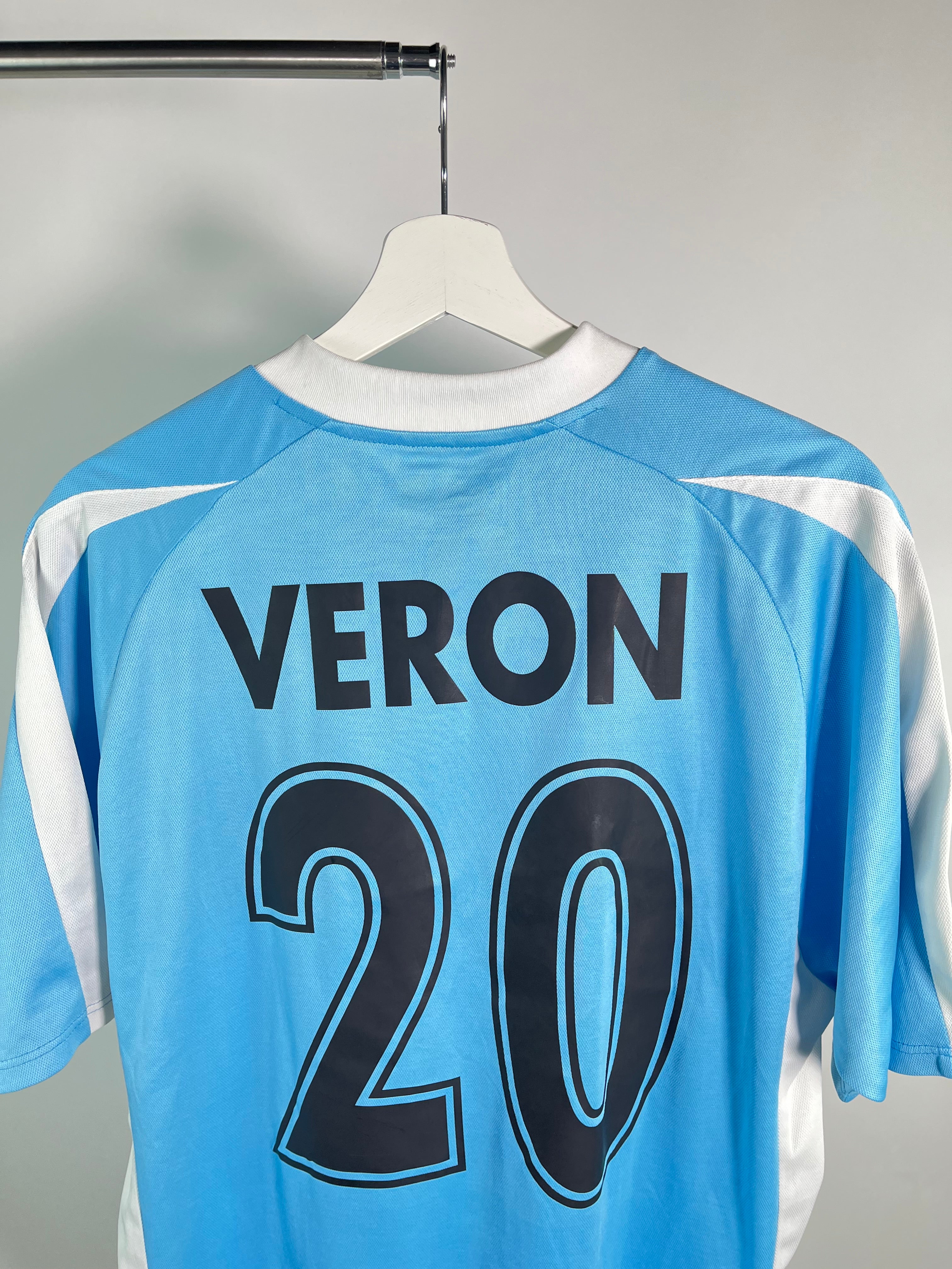 Jersey Lazio Local 2003 2004 Juan Verón (L)