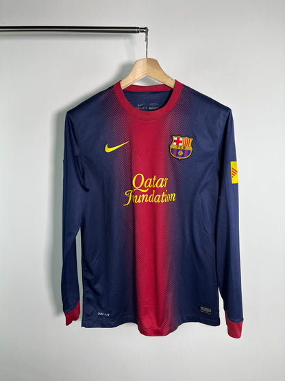 Jersey Barcelona Local 2012 2013 Manga Larga Lionel Messi (M)